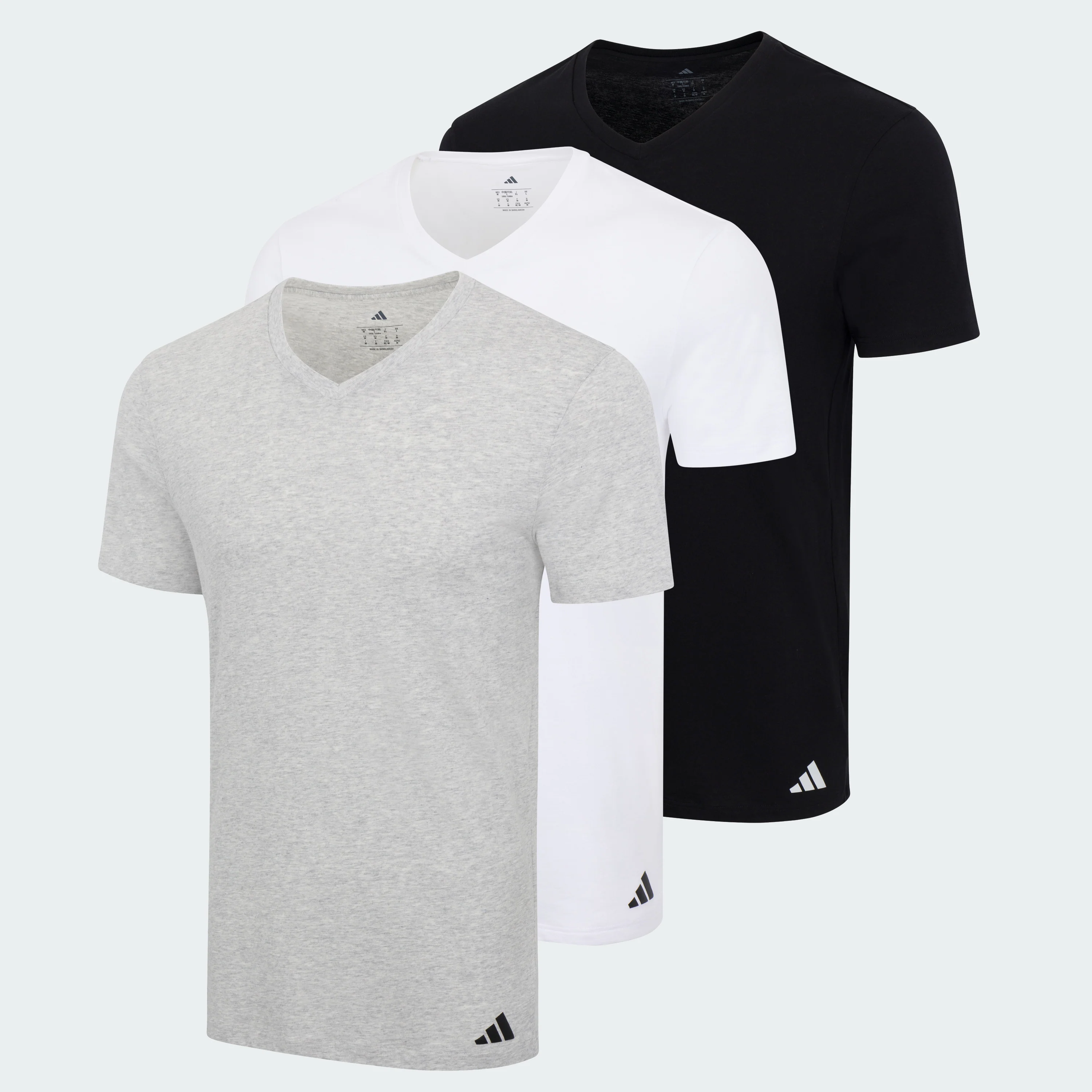ACTIVE CORE COTTON V NECK T-SHIRT 3 PAIRS - Image 13