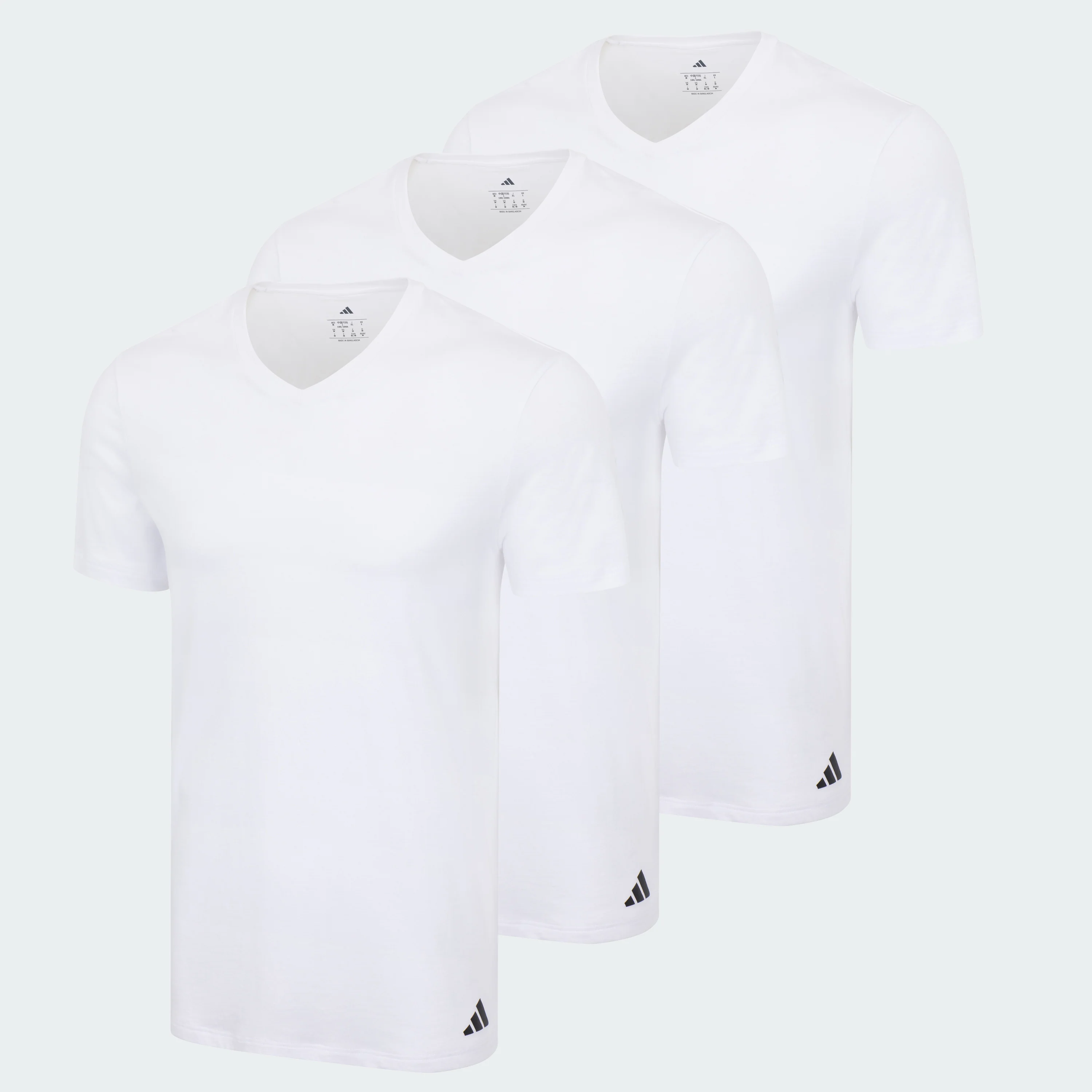 ACTIVE CORE COTTON V NECK T-SHIRT 3 PAIRS - Image 7