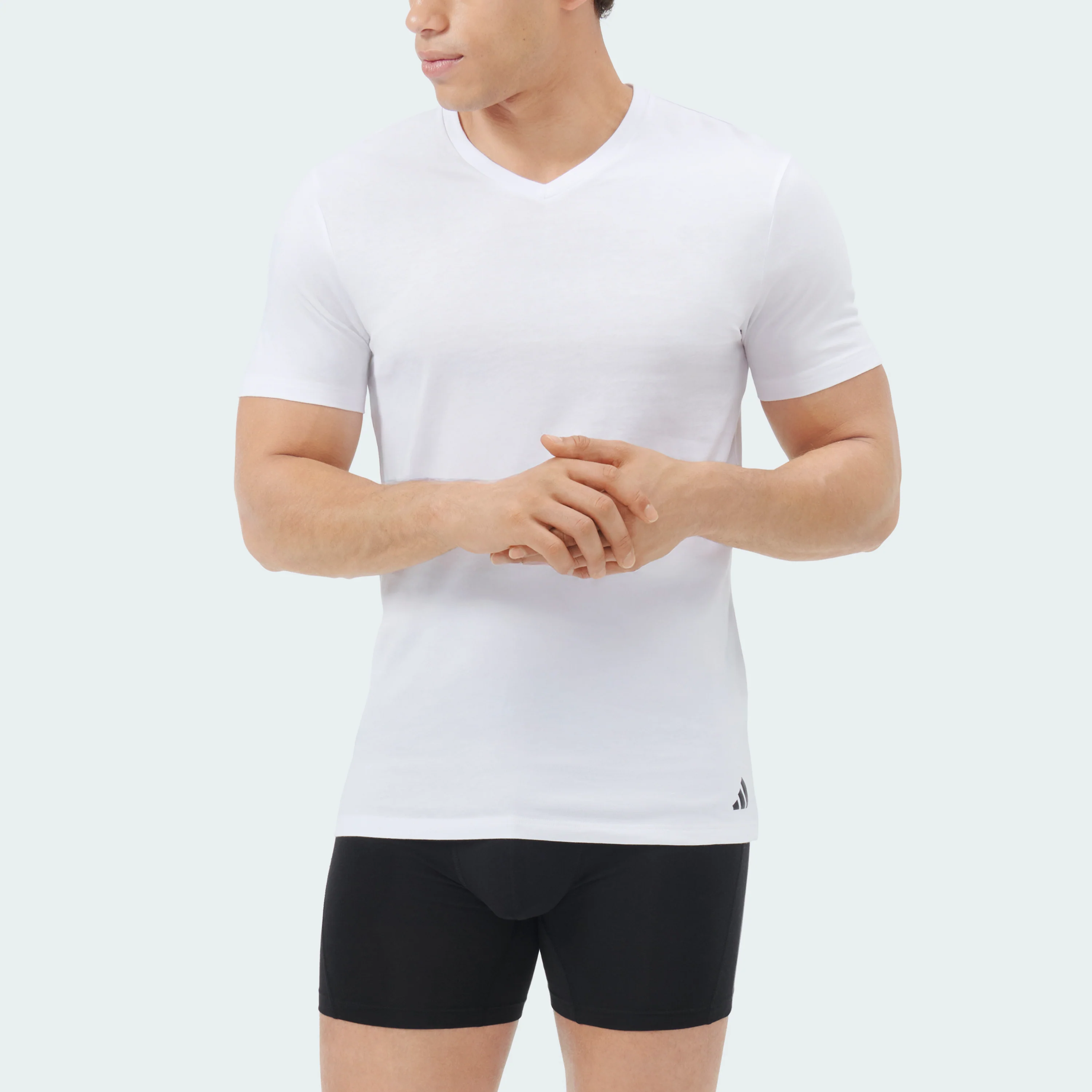 ACTIVE CORE COTTON V NECK T-SHIRT 3 PAIRS - Image 8