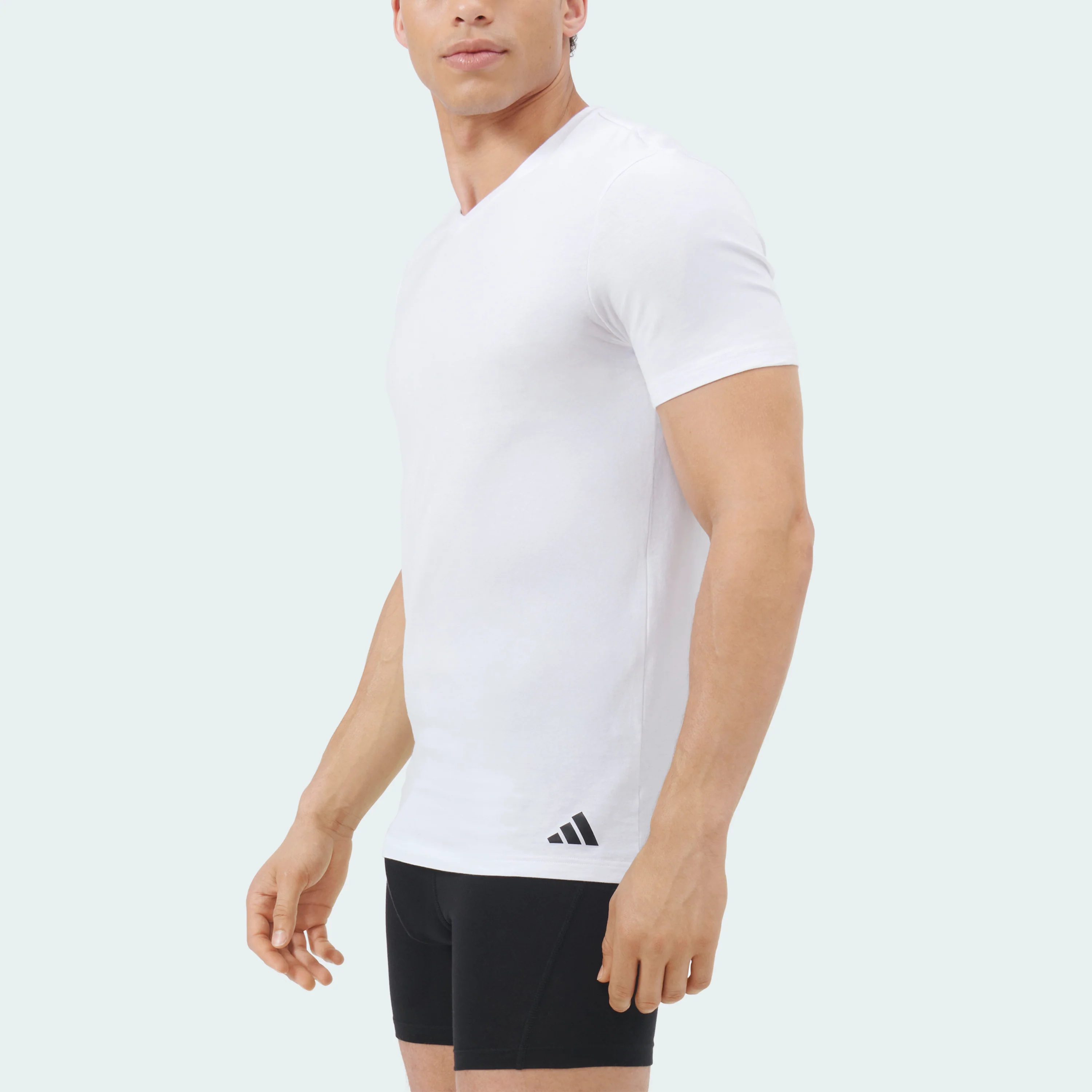 ACTIVE CORE COTTON V NECK T-SHIRT 3 PAIRS - Image 9