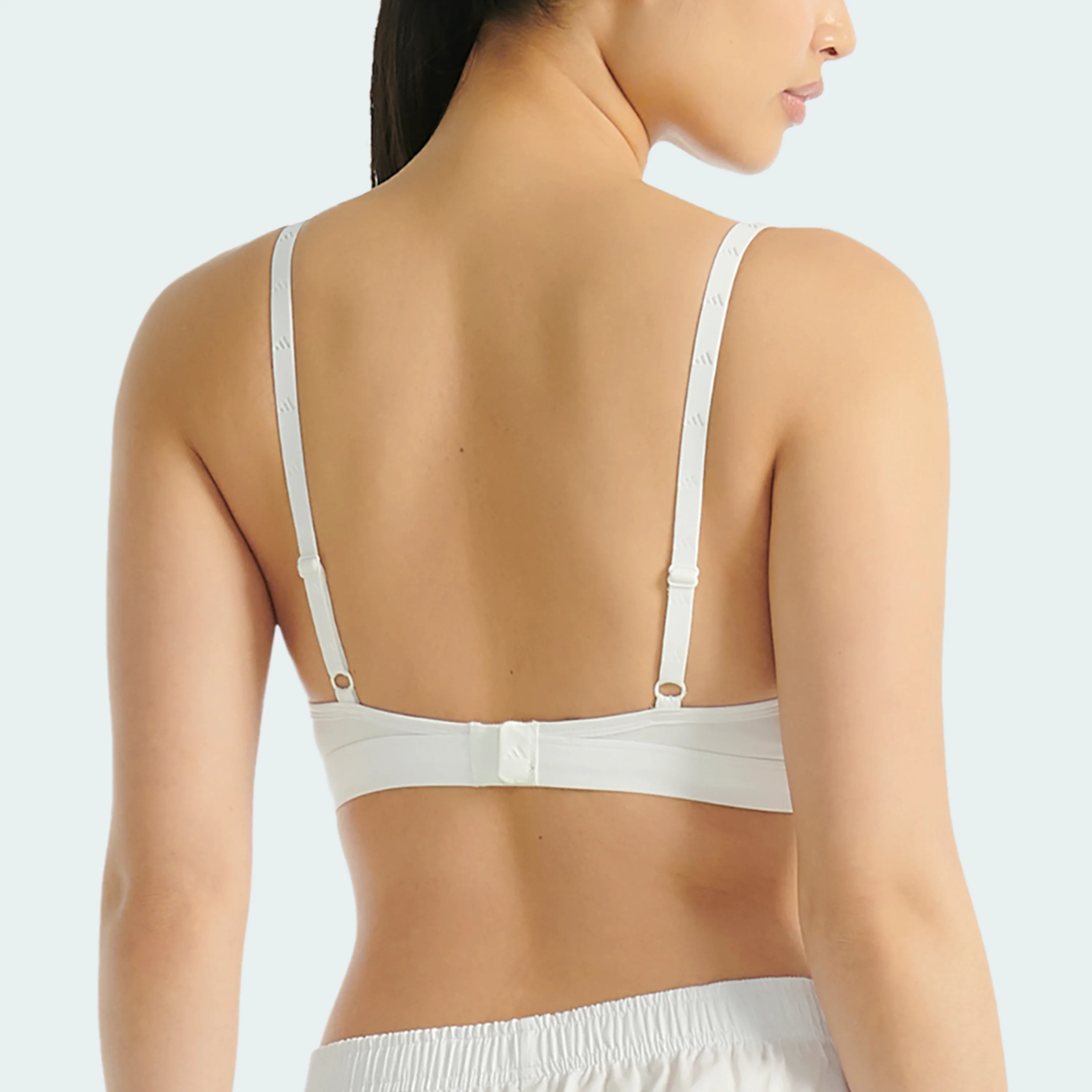 ACTIVE ESSENTIALS COTTON 3 STRIPES SCOOP BRALETTE - Image 10
