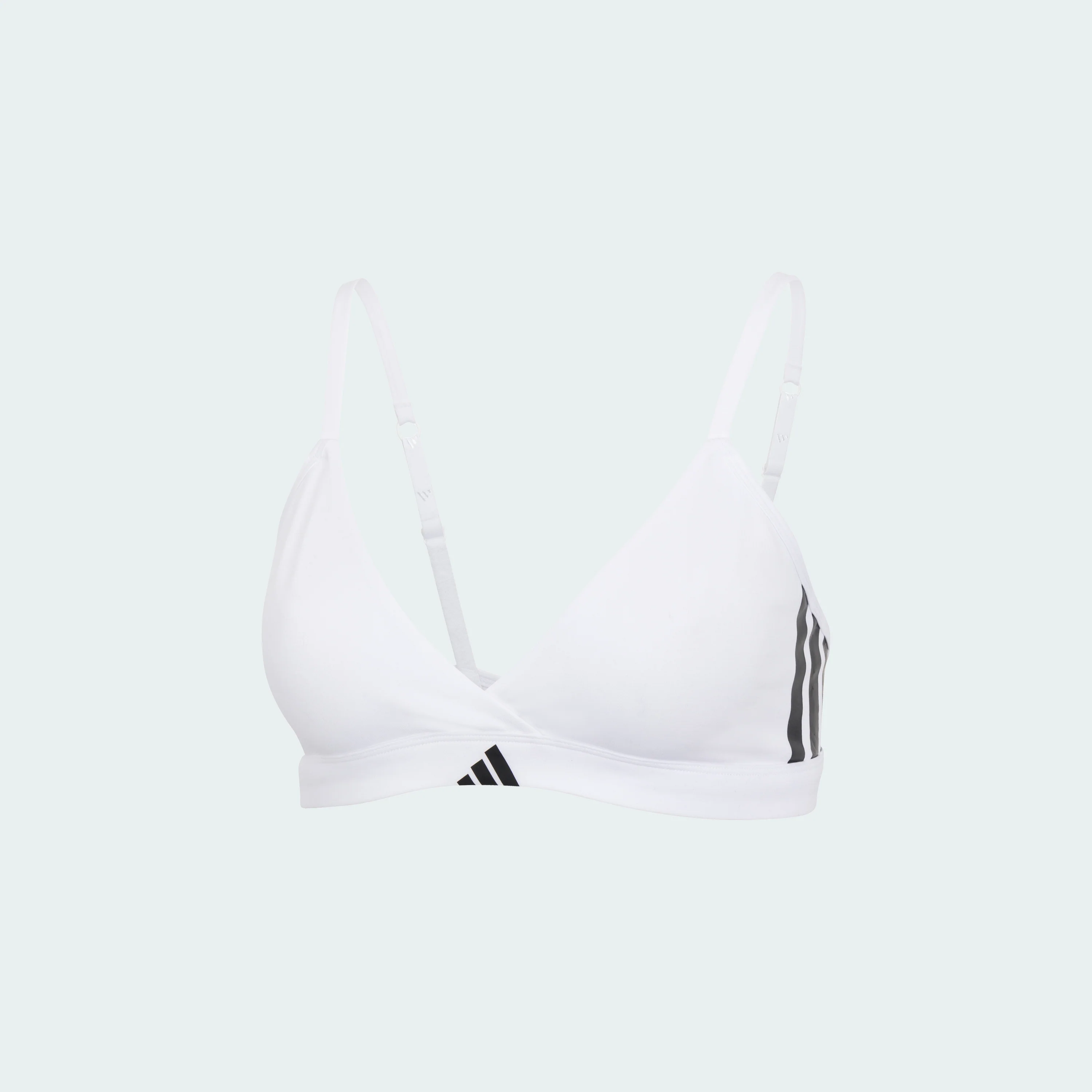 ACTIVE ESSENTIALS COTTON 3 STRIPES TRIANGLE WRAP BRALETTE - Image 11