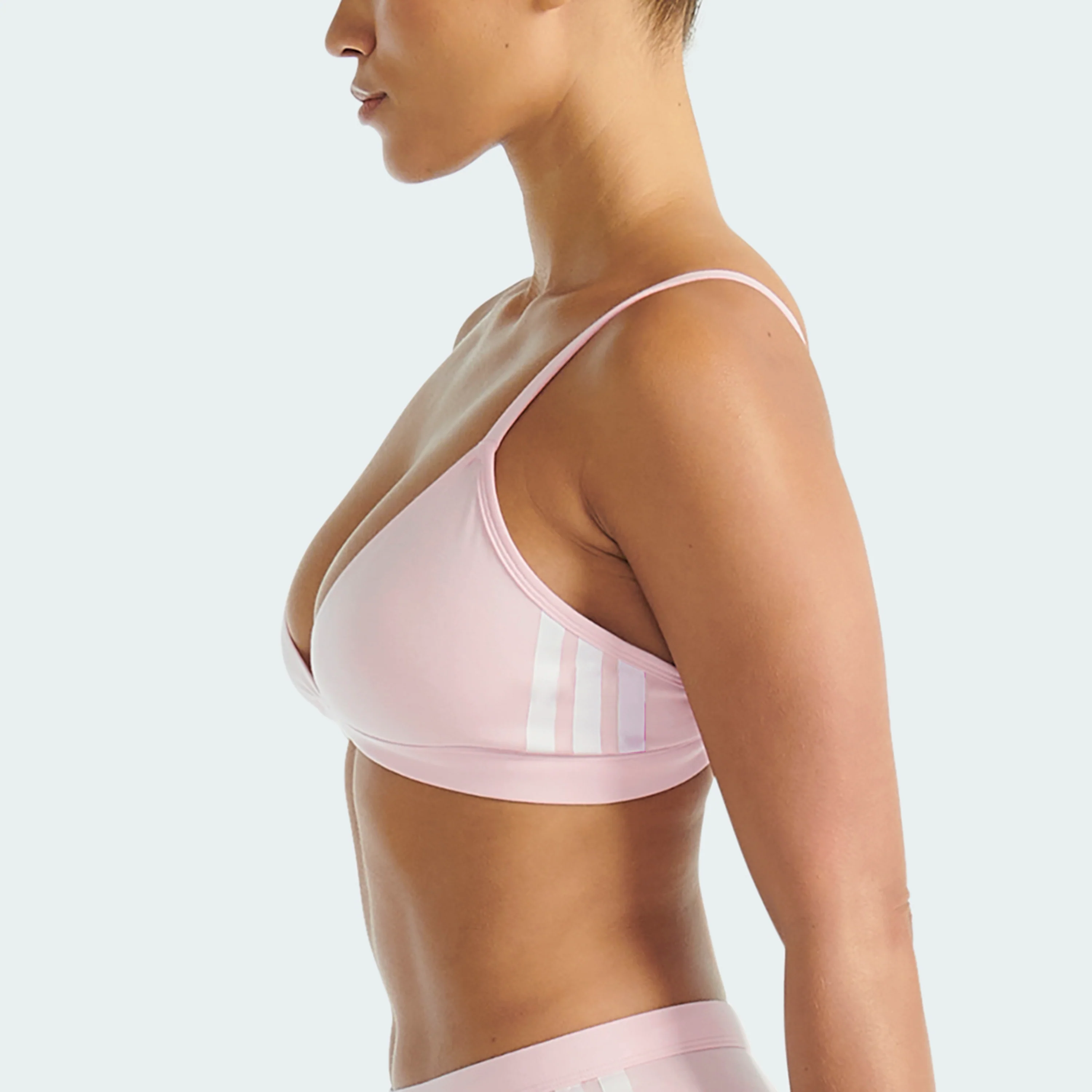 ACTIVE ESSENTIALS COTTON 3 STRIPES TRIANGLE WRAP BRALETTE - Image 14