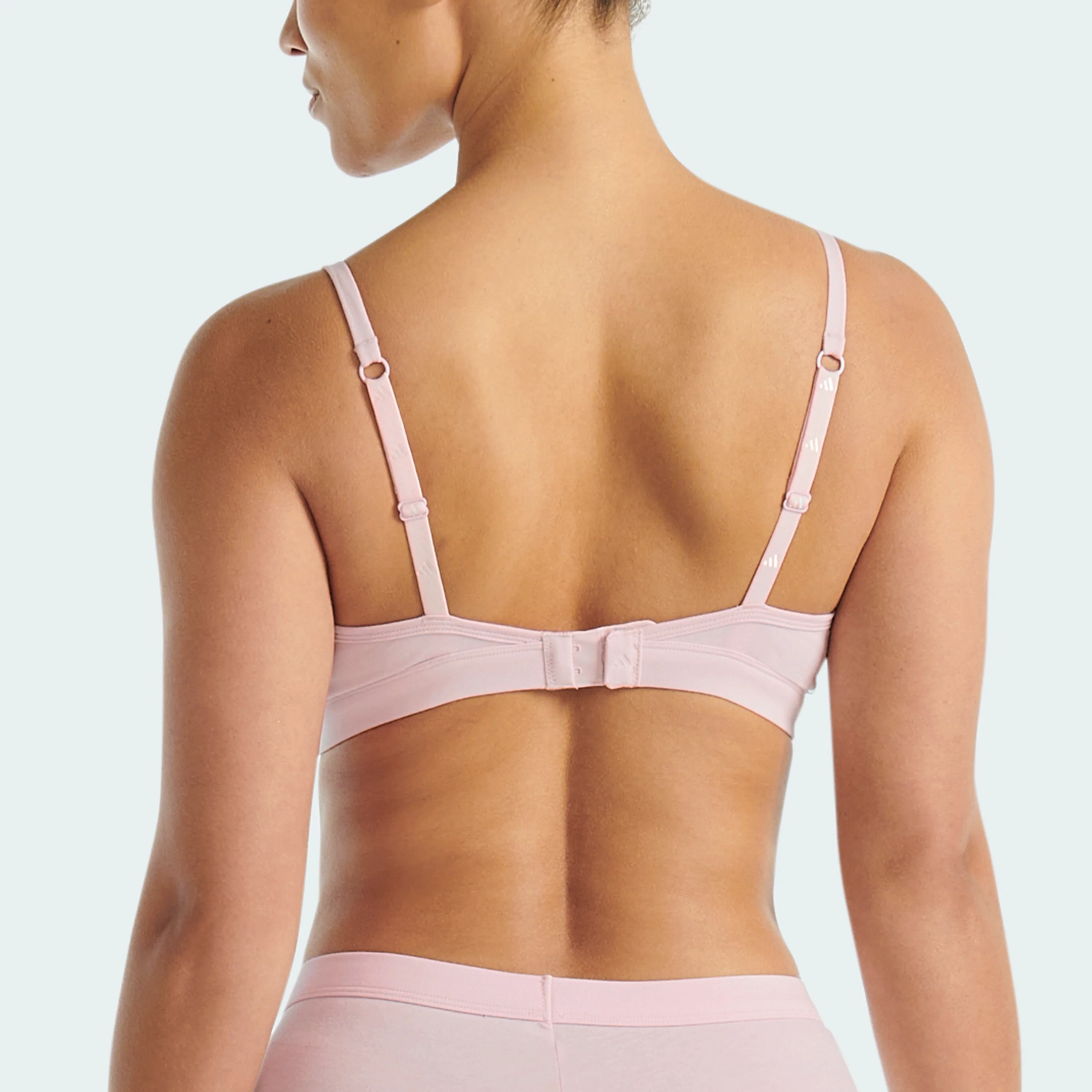 ACTIVE ESSENTIALS COTTON 3 STRIPES TRIANGLE WRAP BRALETTE - Image 15