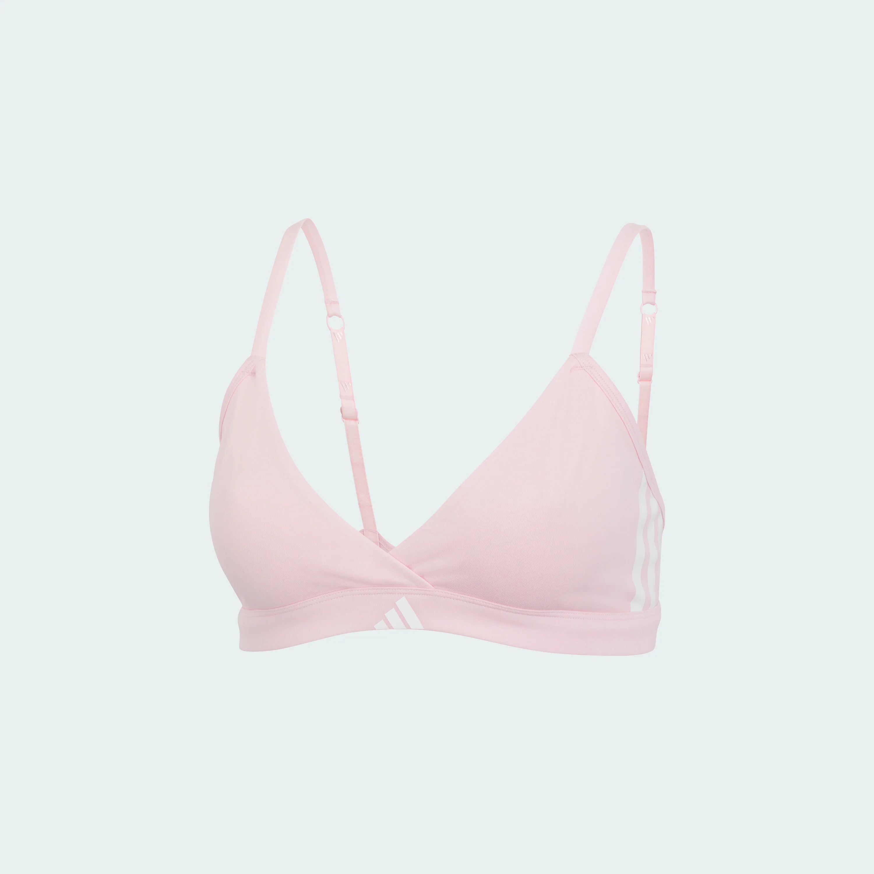 ACTIVE ESSENTIALS COTTON 3 STRIPES TRIANGLE WRAP BRALETTE - Image 17