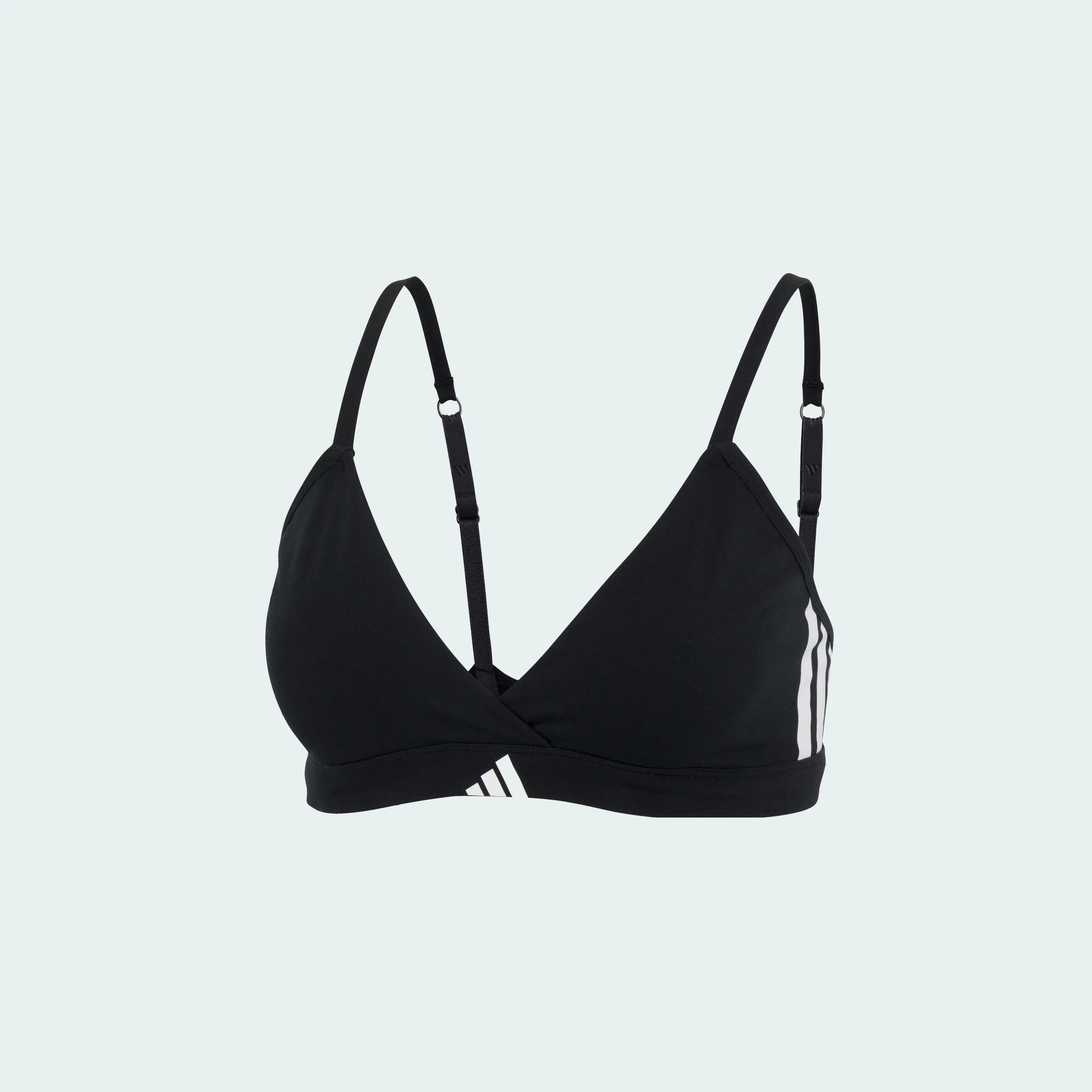 ACTIVE ESSENTIALS COTTON 3 STRIPES TRIANGLE WRAP BRALETTE - Image 5