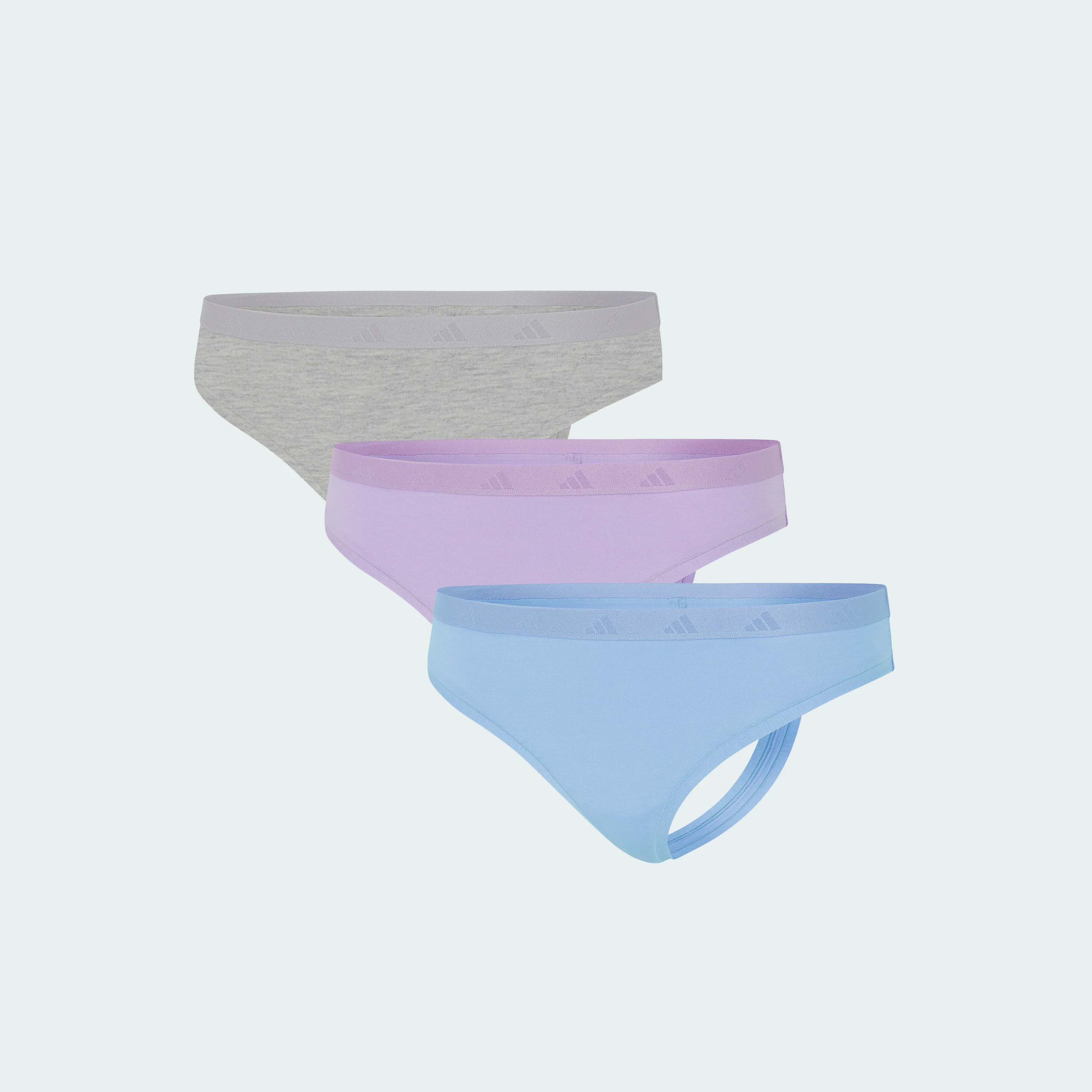 ACTIVE ESSENTIALS COTTON LOW RISE THONG 3 PAIRS - Image 6