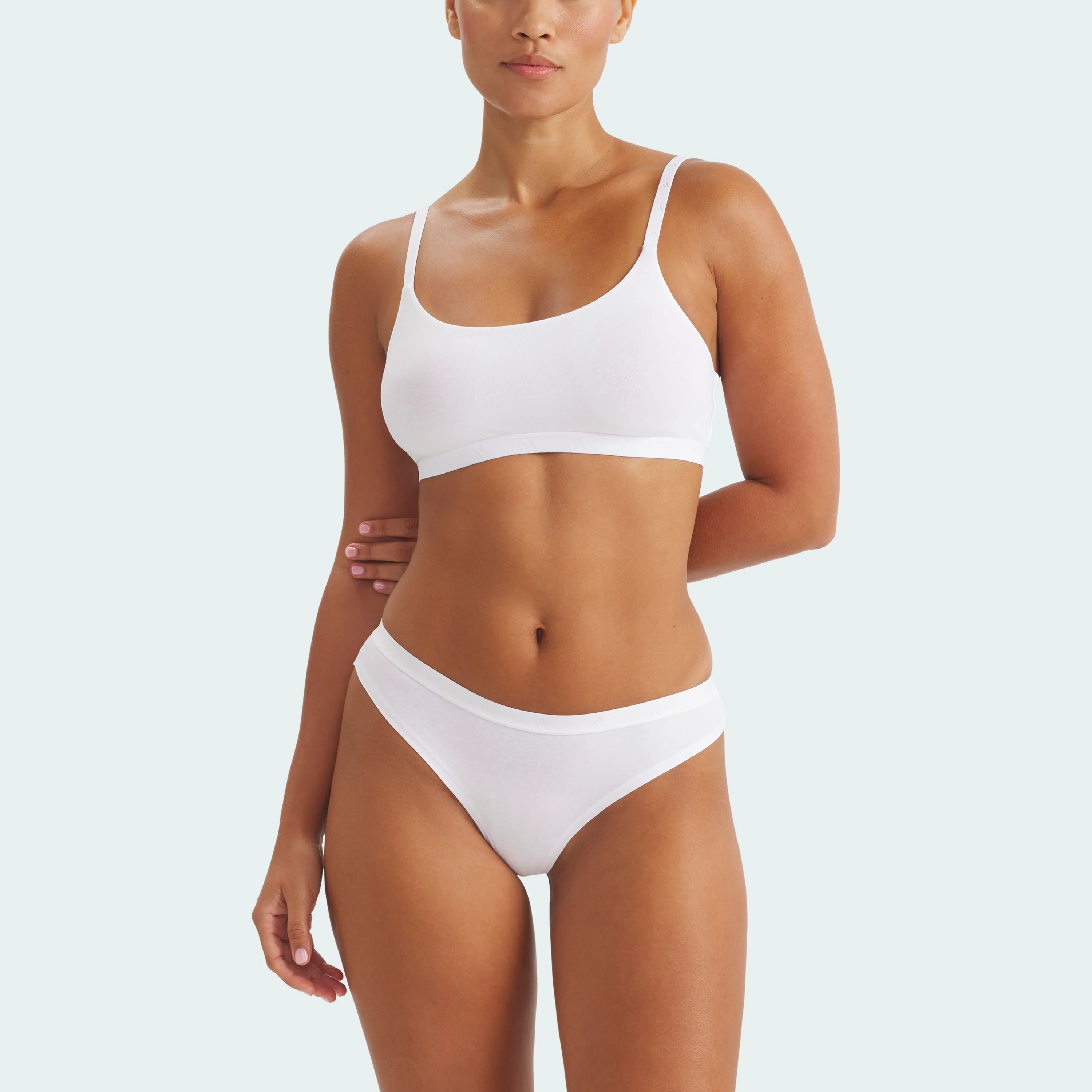 ACTIVE ESSENTIALS COTTON SCOOP BRALETTE - Image 24