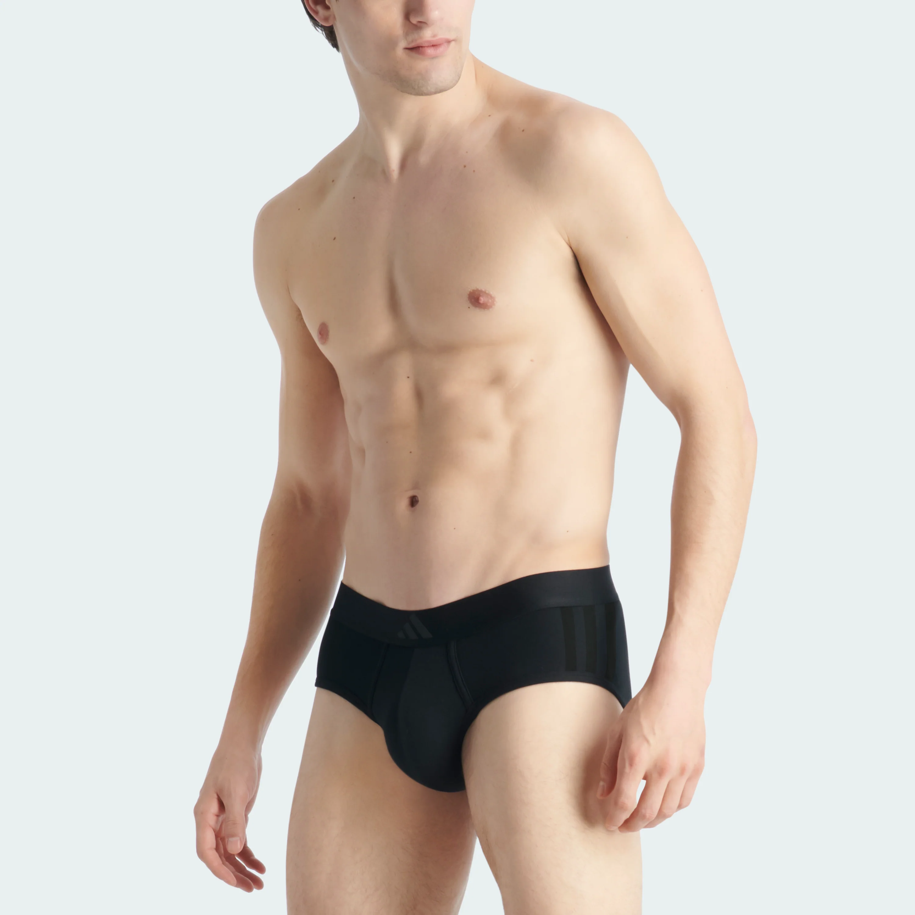 ACTIVE FLEX COTTON 3 STRIPES LOW RISE BRIEF 2 PAIRS - Image 6
