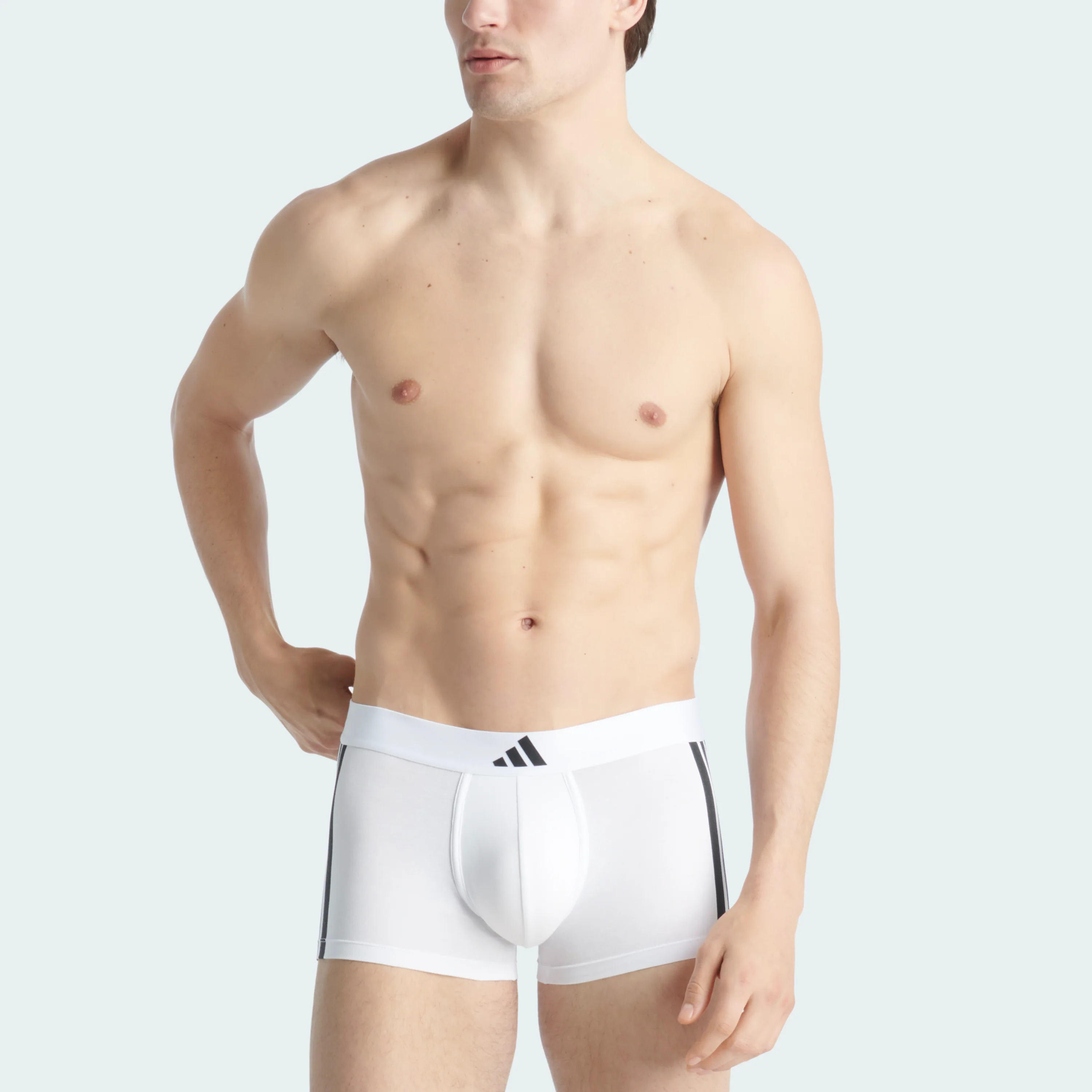 ACTIVE FLEX COTTON 3 STRIPES LOW RISE TRUNK 2 PAIRS - Image 18