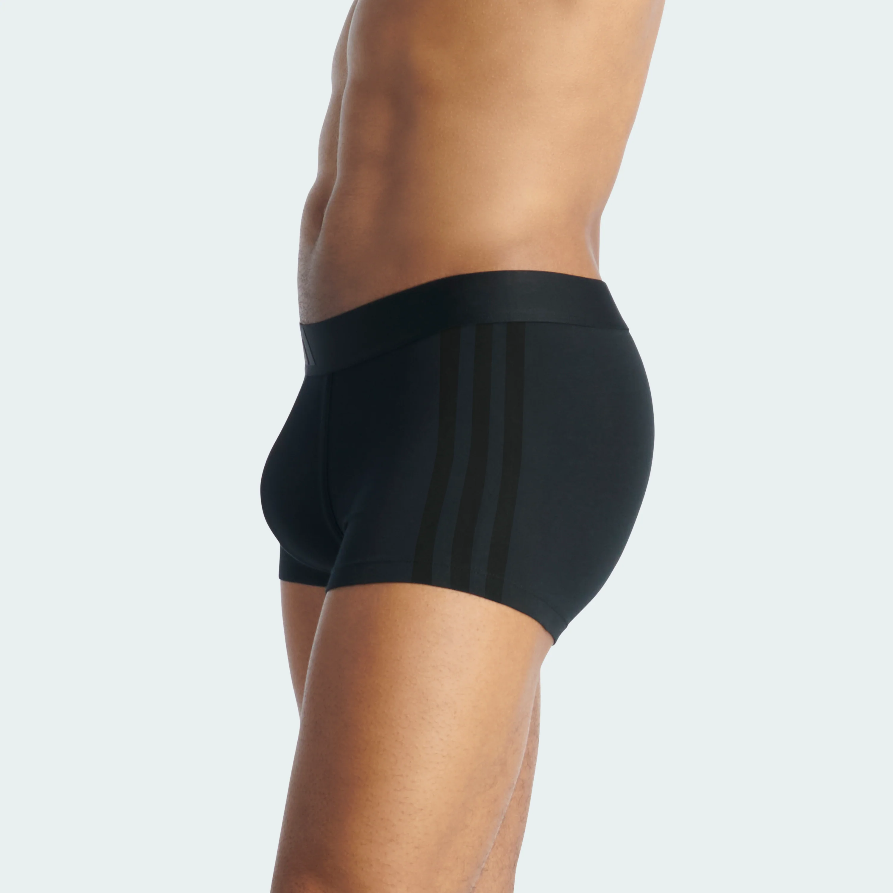 ACTIVE FLEX COTTON 3 STRIPES LOW RISE TRUNK 2 PAIRS - Image 3