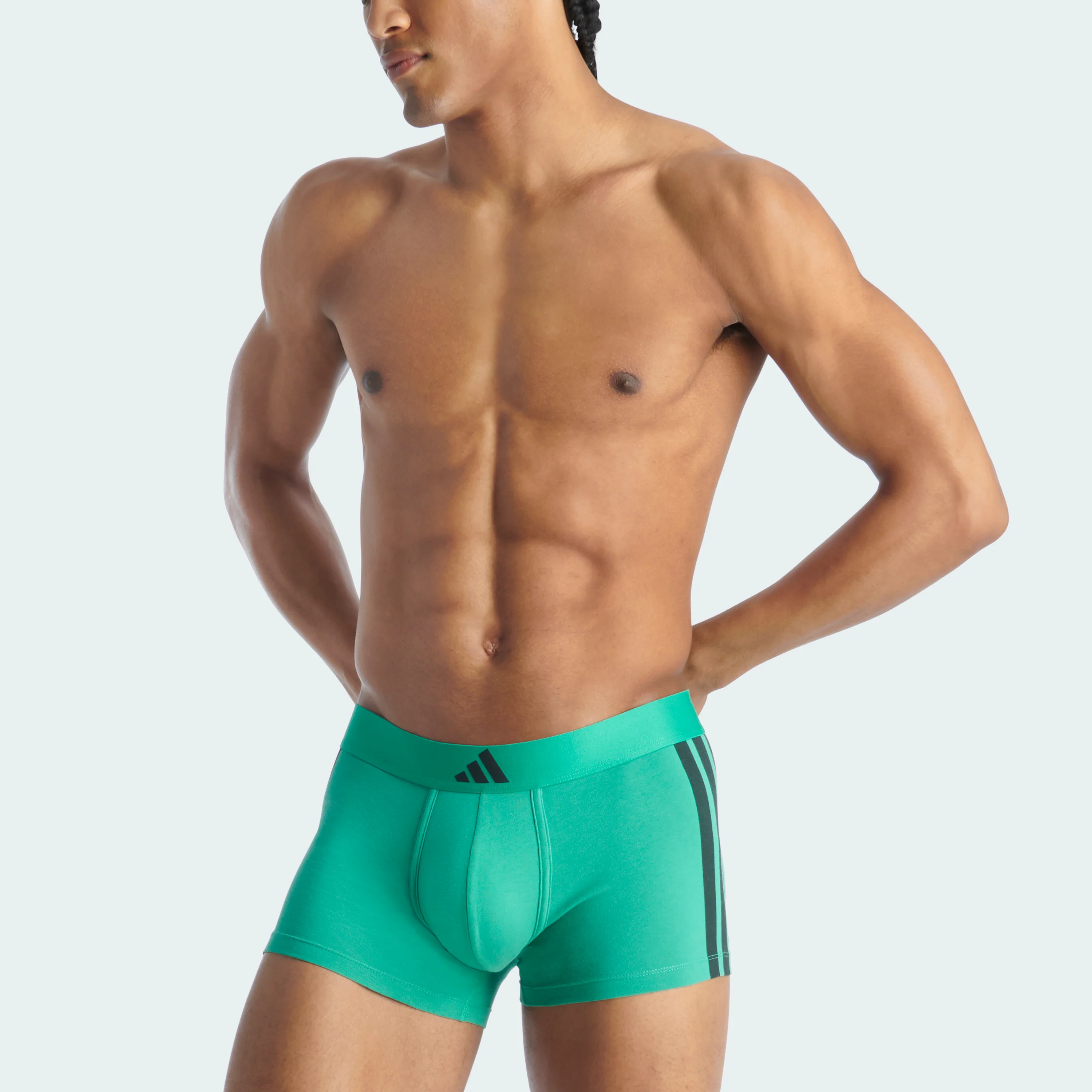 ACTIVE FLEX COTTON 3 STRIPES LOW RISE TRUNK 2 PAIRS - Image 30