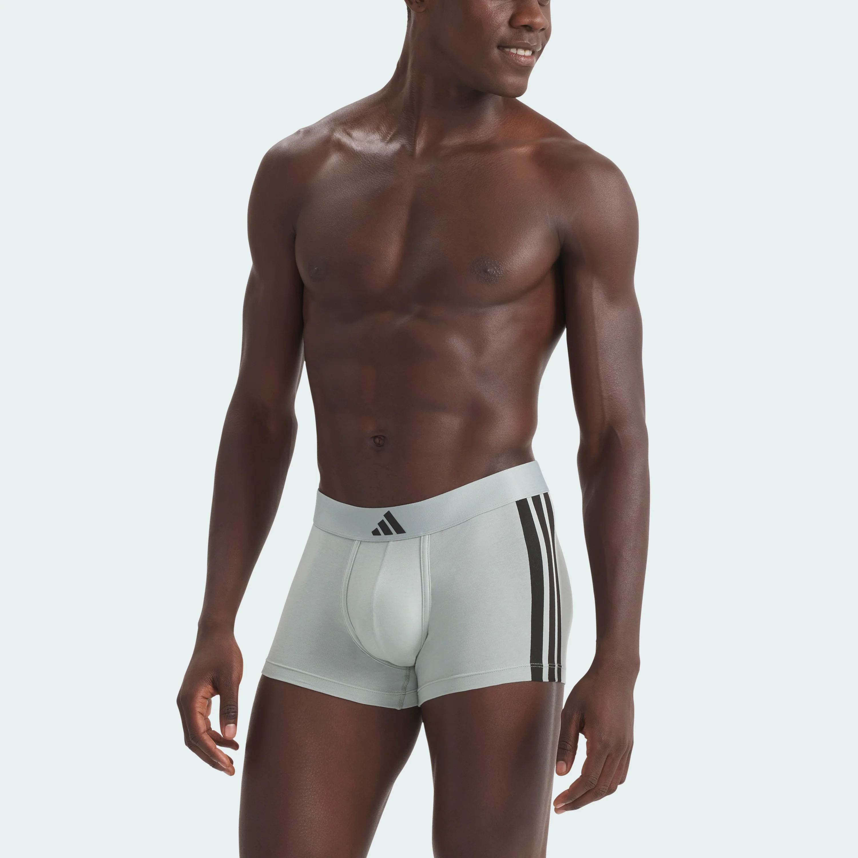 ACTIVE FLEX COTTON 3 STRIPES LOW RISE TRUNK 2 PAIRS - Image 60