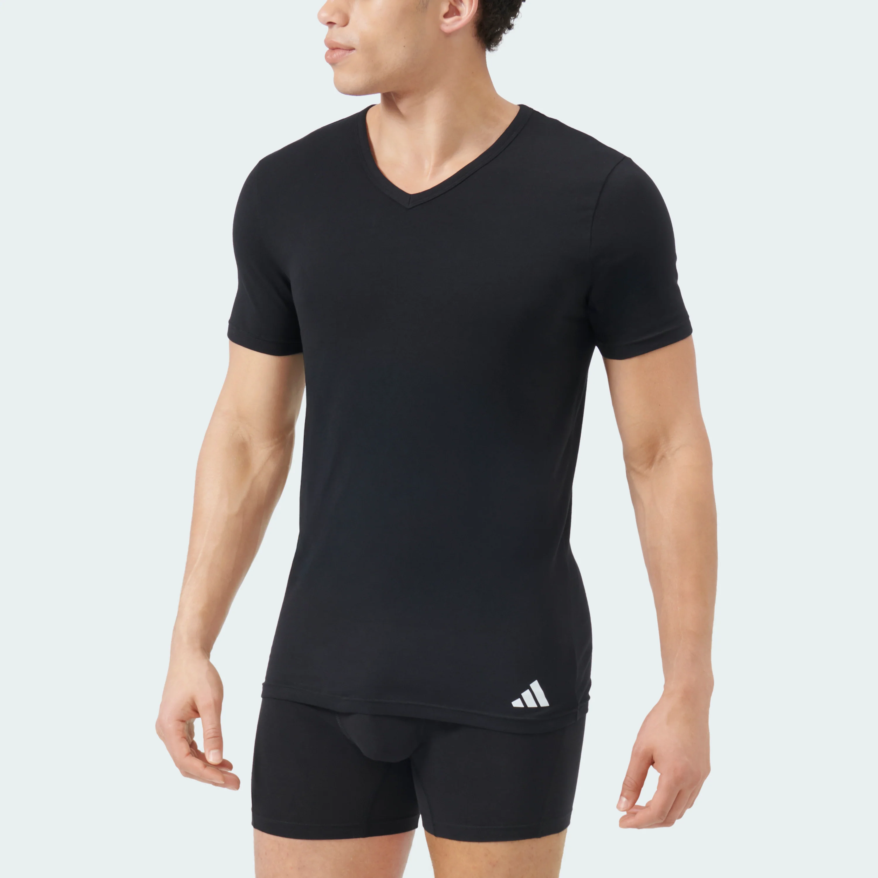 ACTIVE FLEX COTTON V NECK SHIRT 2 PAIRS - Image 5