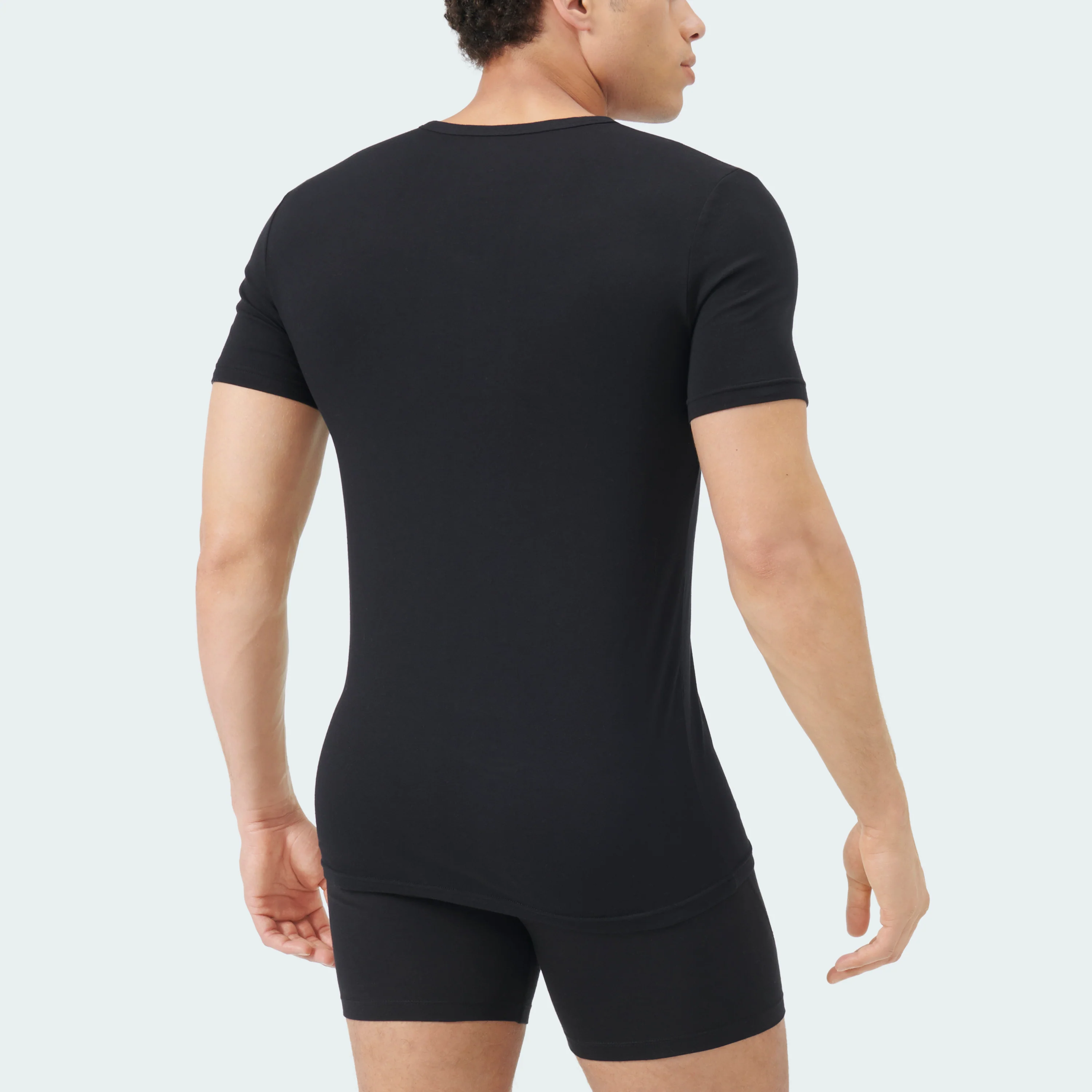 ACTIVE FLEX COTTON V NECK SHIRT 2 PAIRS - Image 7