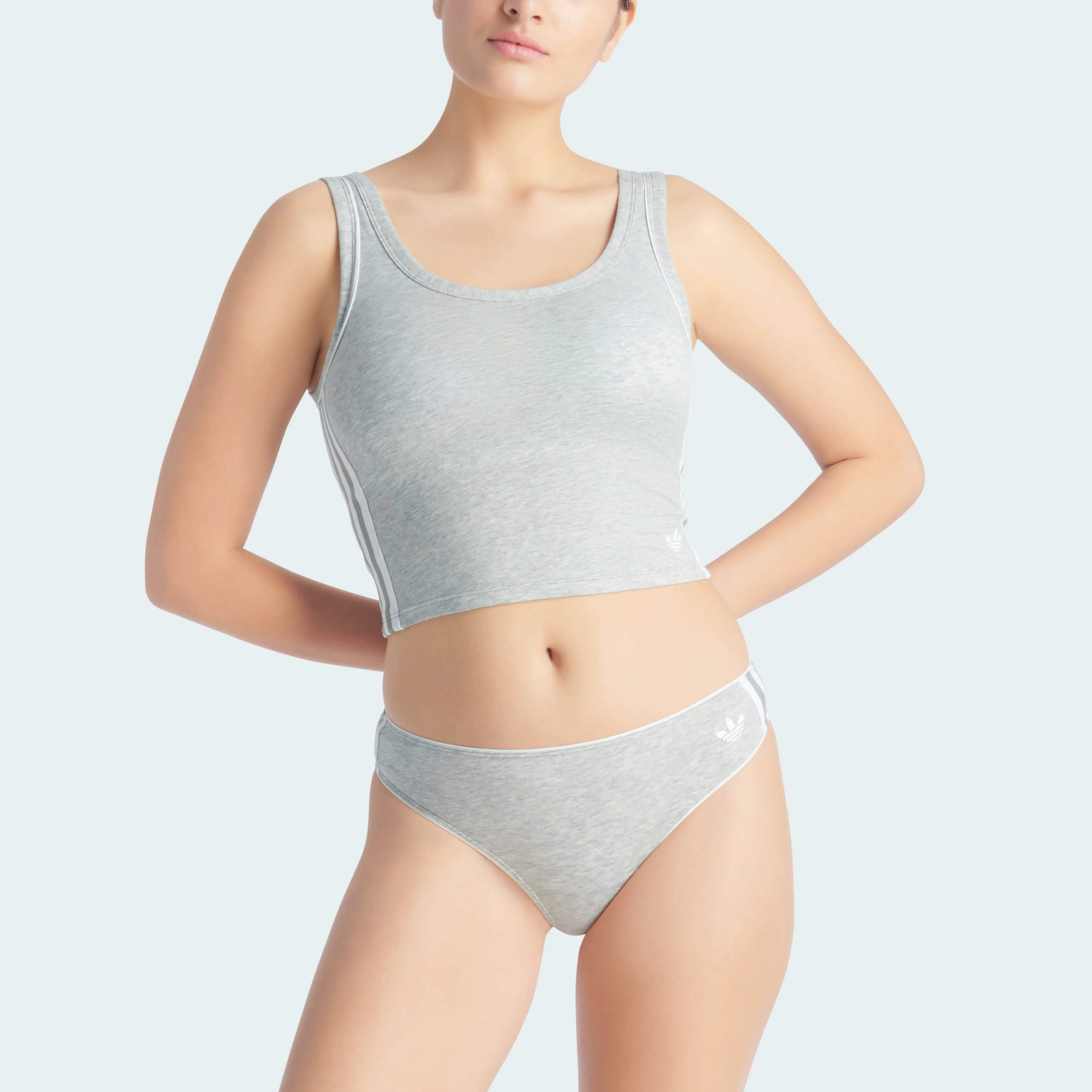 ADICOLOR COMFORT FLEX COTTON PADDED CROP TOP - Image 12
