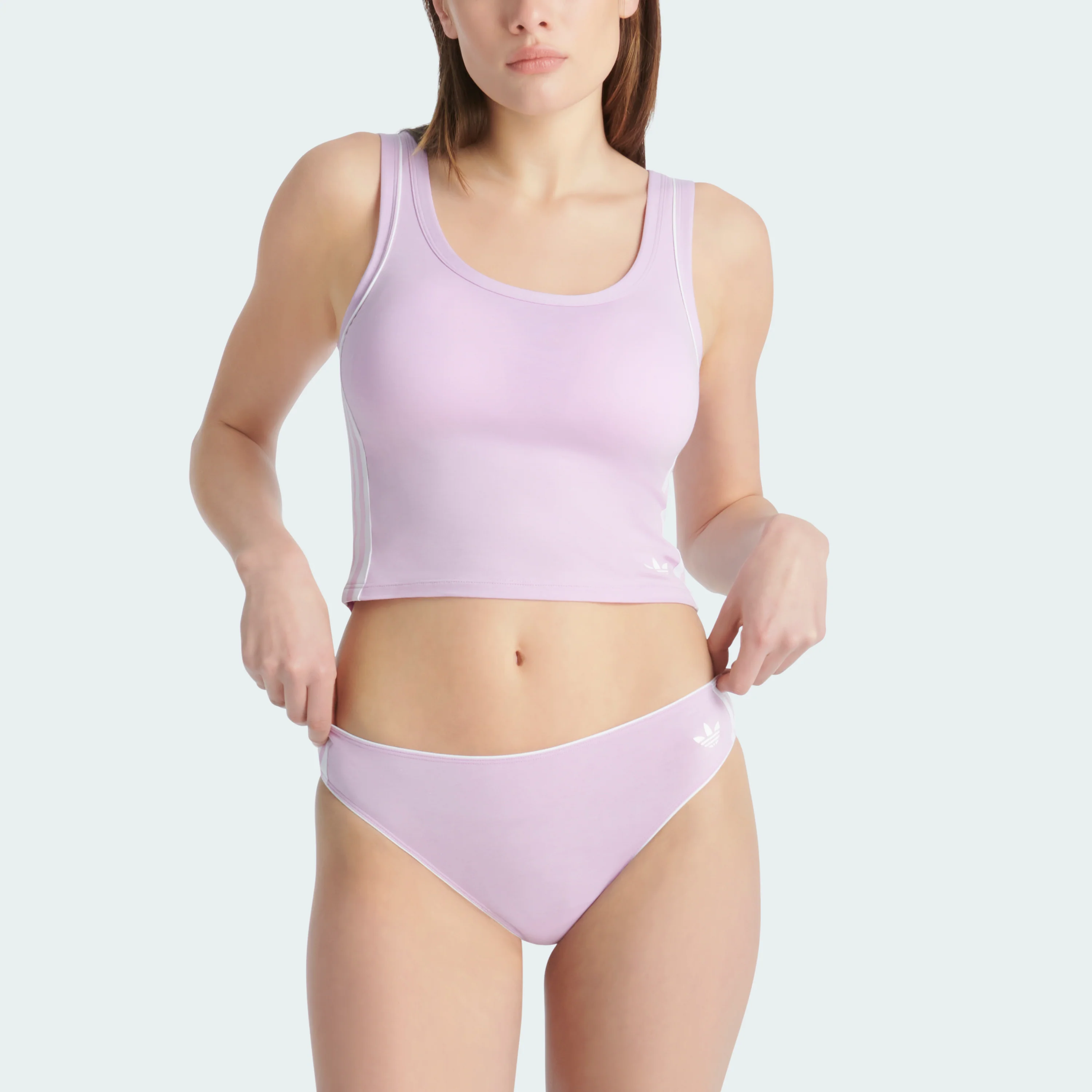 ADICOLOR COMFORT FLEX COTTON PADDED CROP TOP - Image 18