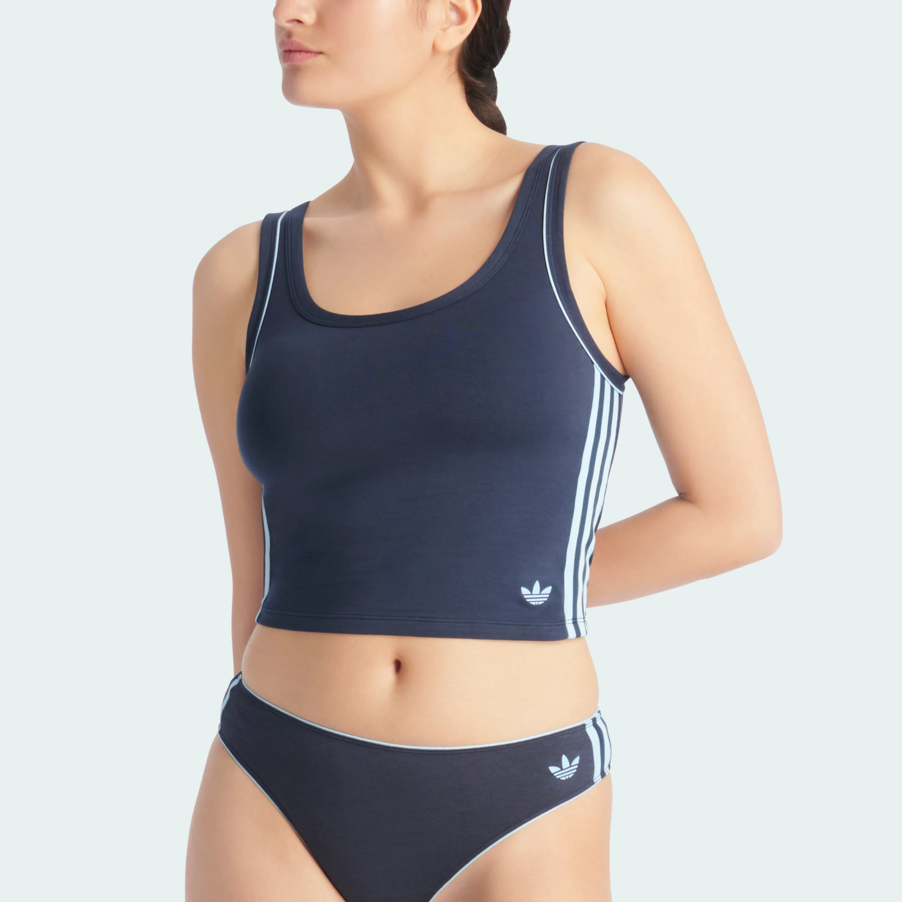 ADICOLOR COMFORT FLEX COTTON PADDED CROP TOP - Image 19