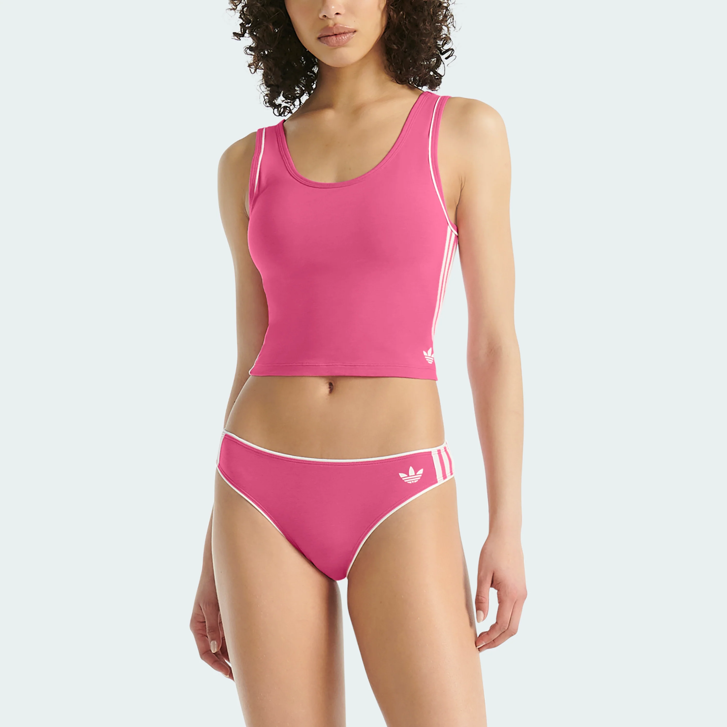 ADICOLOR COMFORT FLEX COTTON PADDED CROP TOP - Image 30