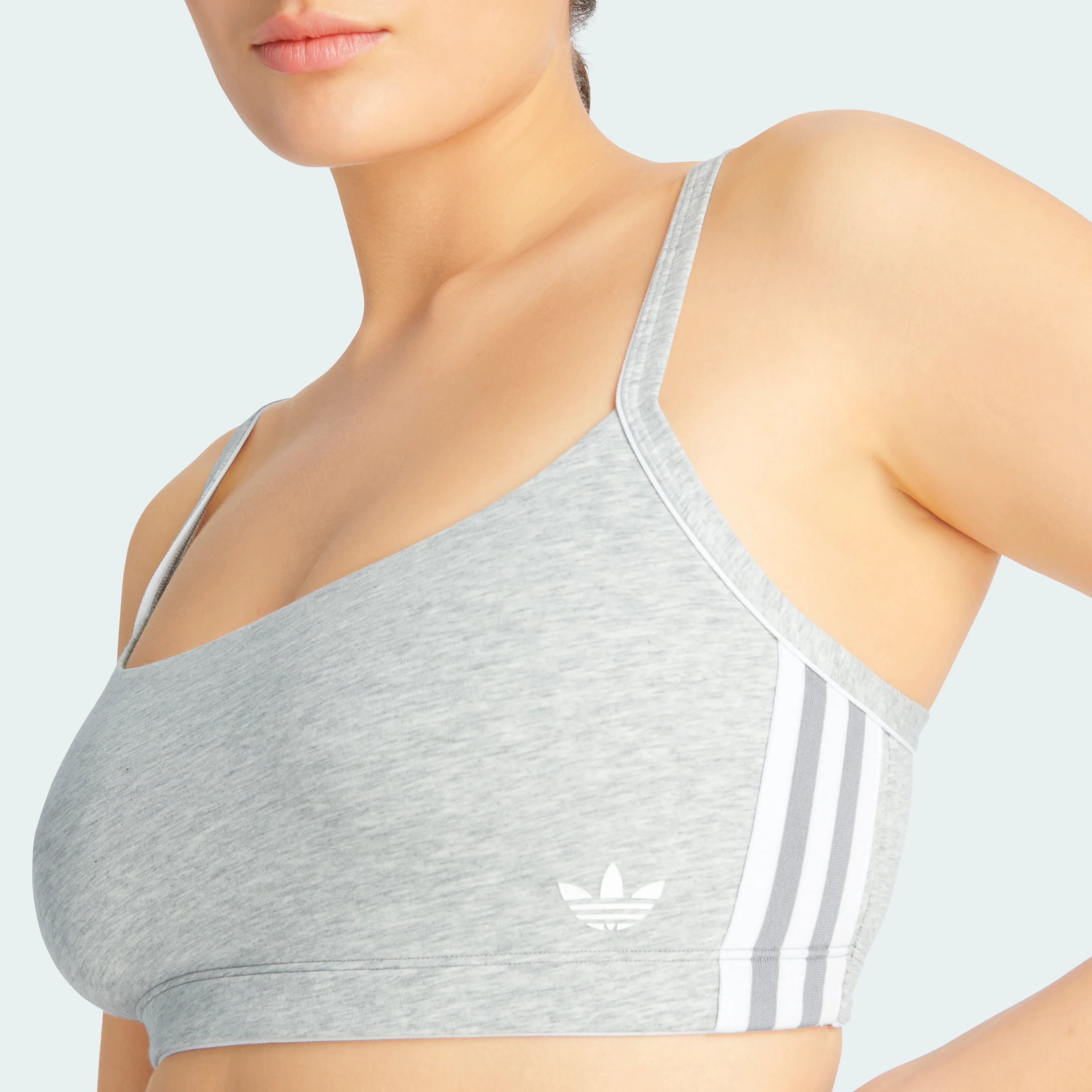 ADICOLOR COMFORT FLEX COTTON SCOOP BRALETTE - Image 10