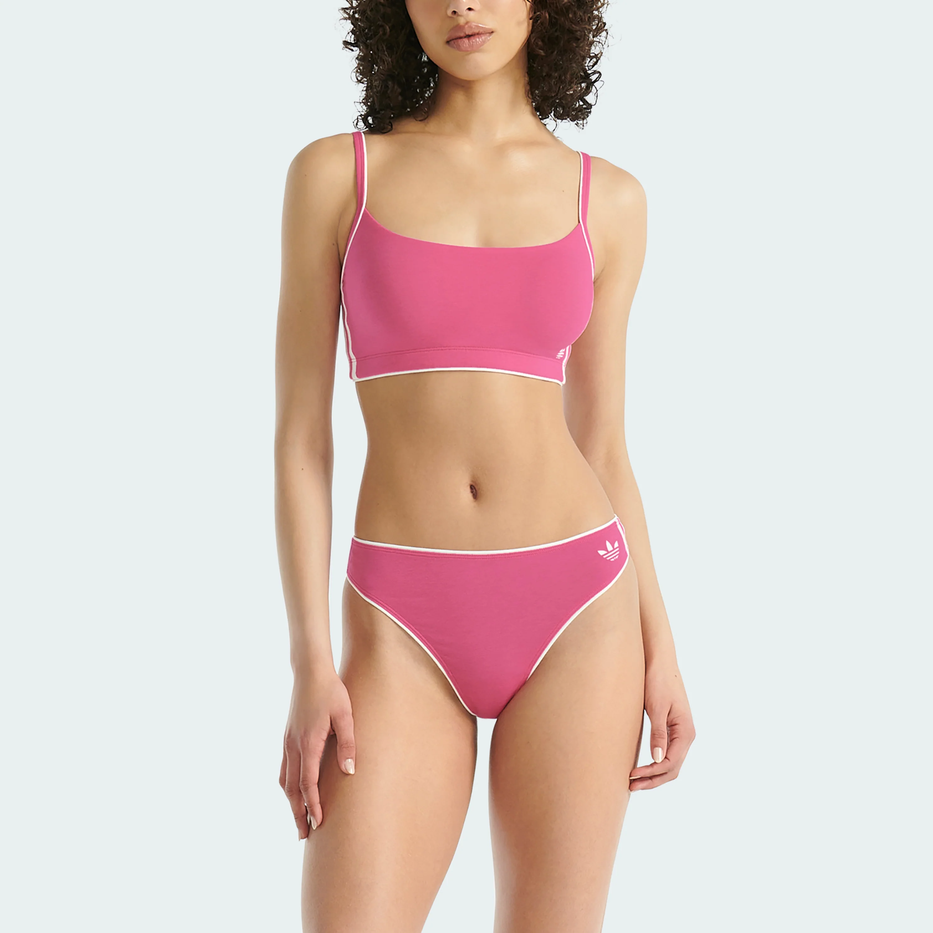 ADICOLOR COMFORT FLEX COTTON SCOOP BRALETTE - Image 30