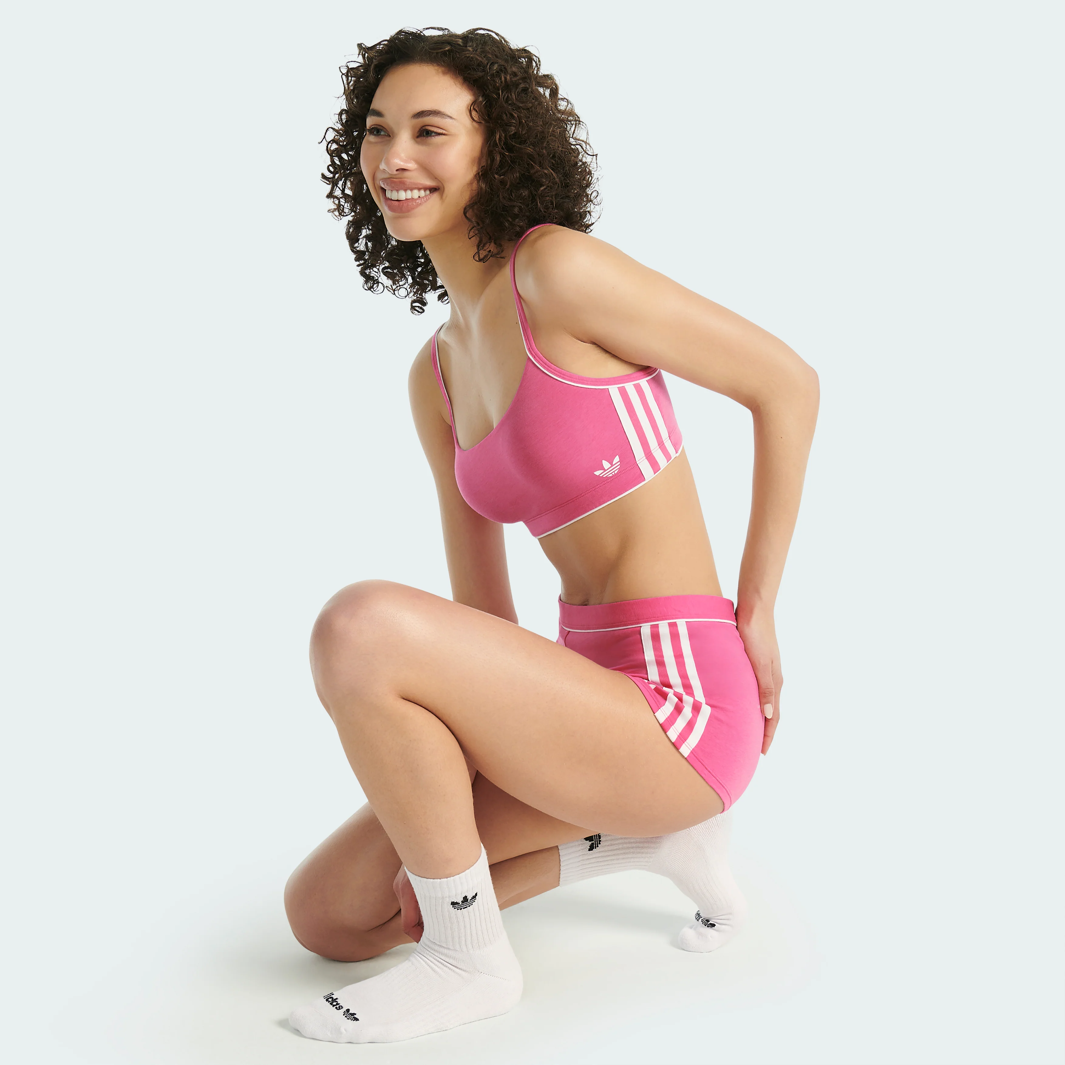ADICOLOR COMFORT FLEX COTTON SCOOP BRALETTE - Image 31
