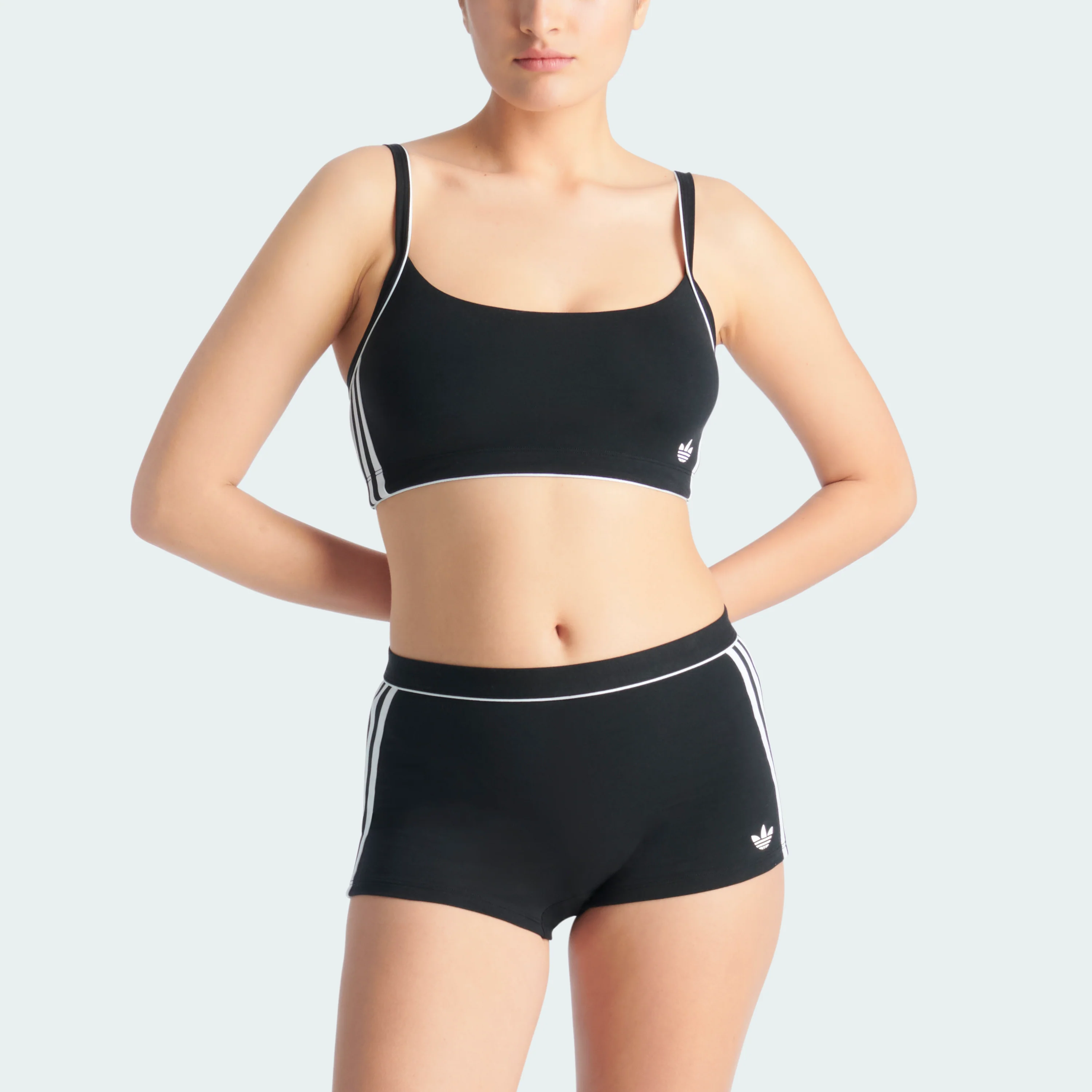 ADICOLOR COMFORT FLEX COTTON SCOOP BRALETTE - Image 6