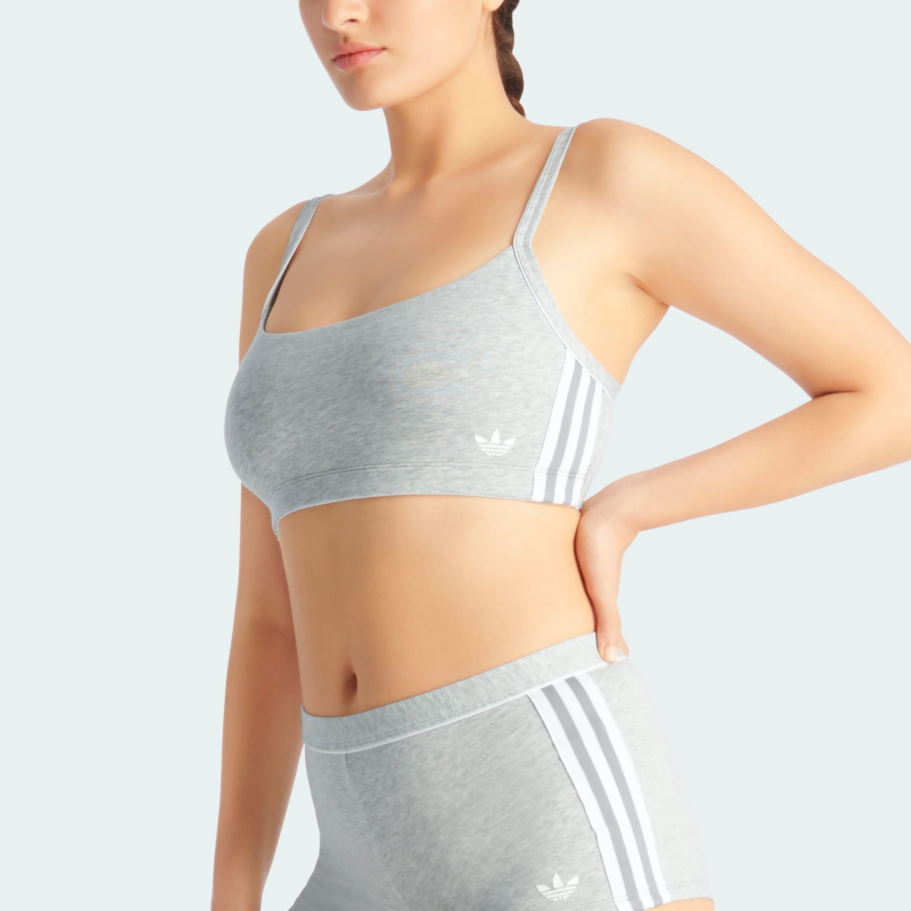 ADICOLOR COMFORT FLEX COTTON SCOOP BRALETTE - Image 8