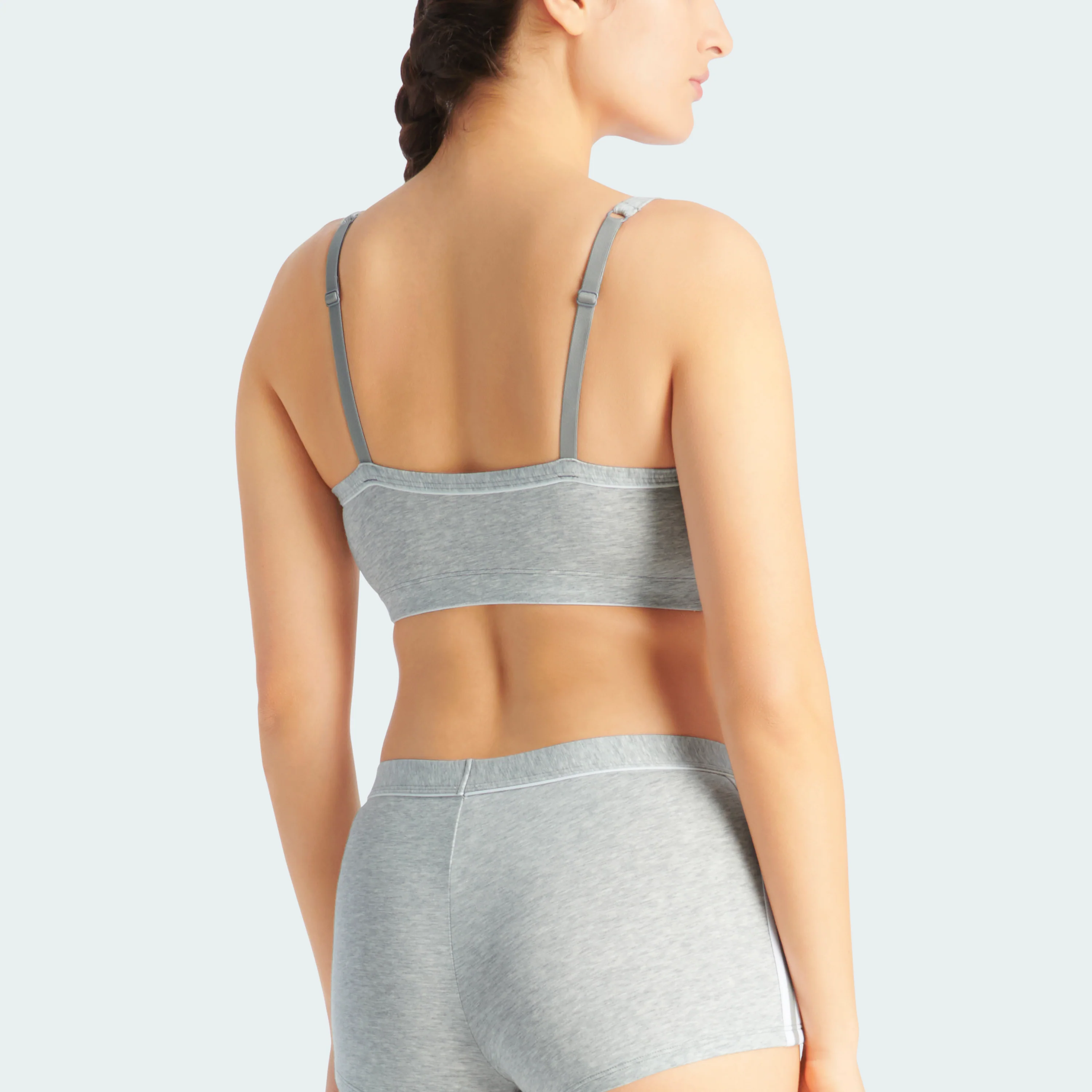 ADICOLOR COMFORT FLEX COTTON SCOOP BRALETTE - Image 9