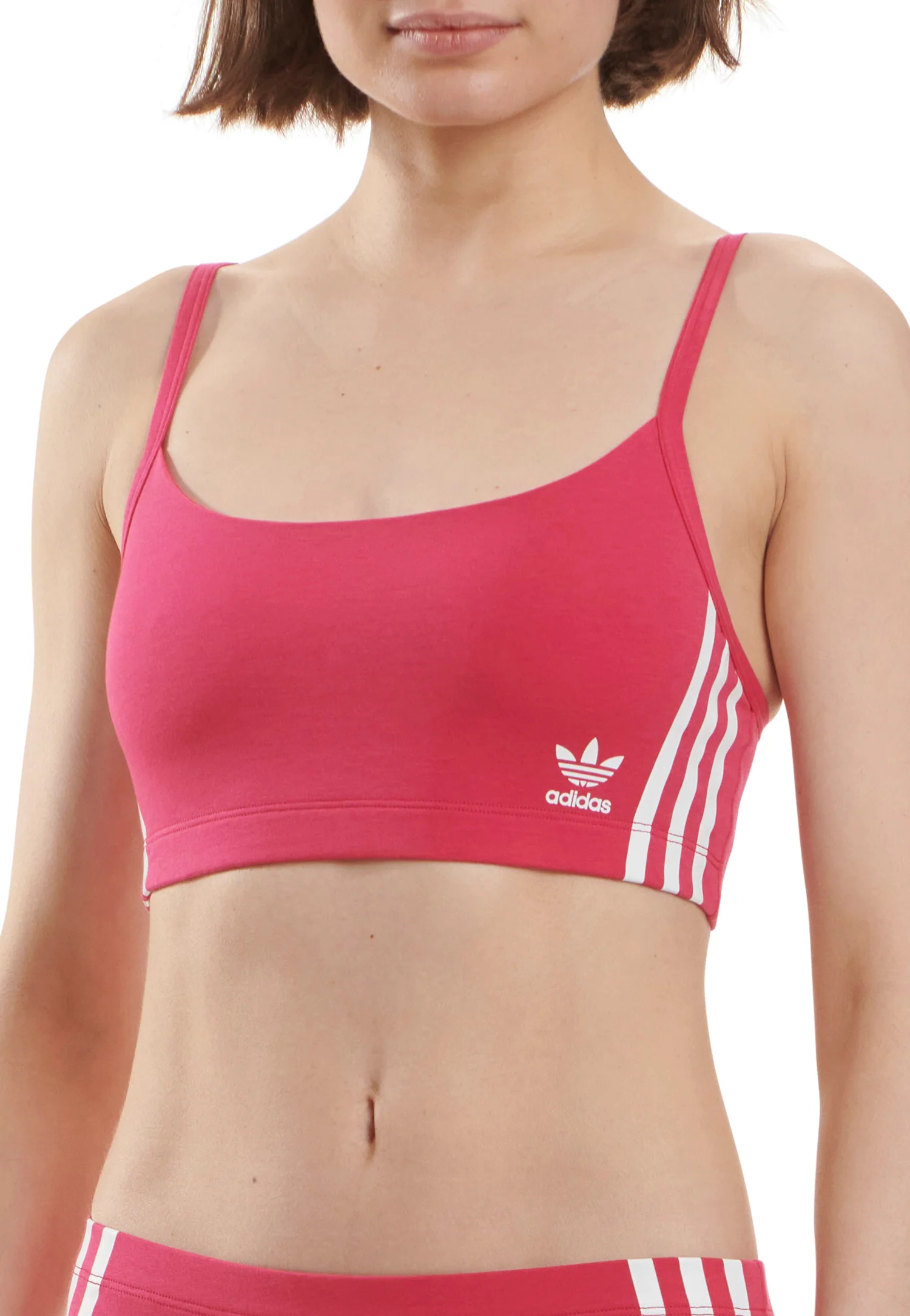 ADICOLOR COMFORT FLEX COTTON SCOOP BRALETTE - Image 20