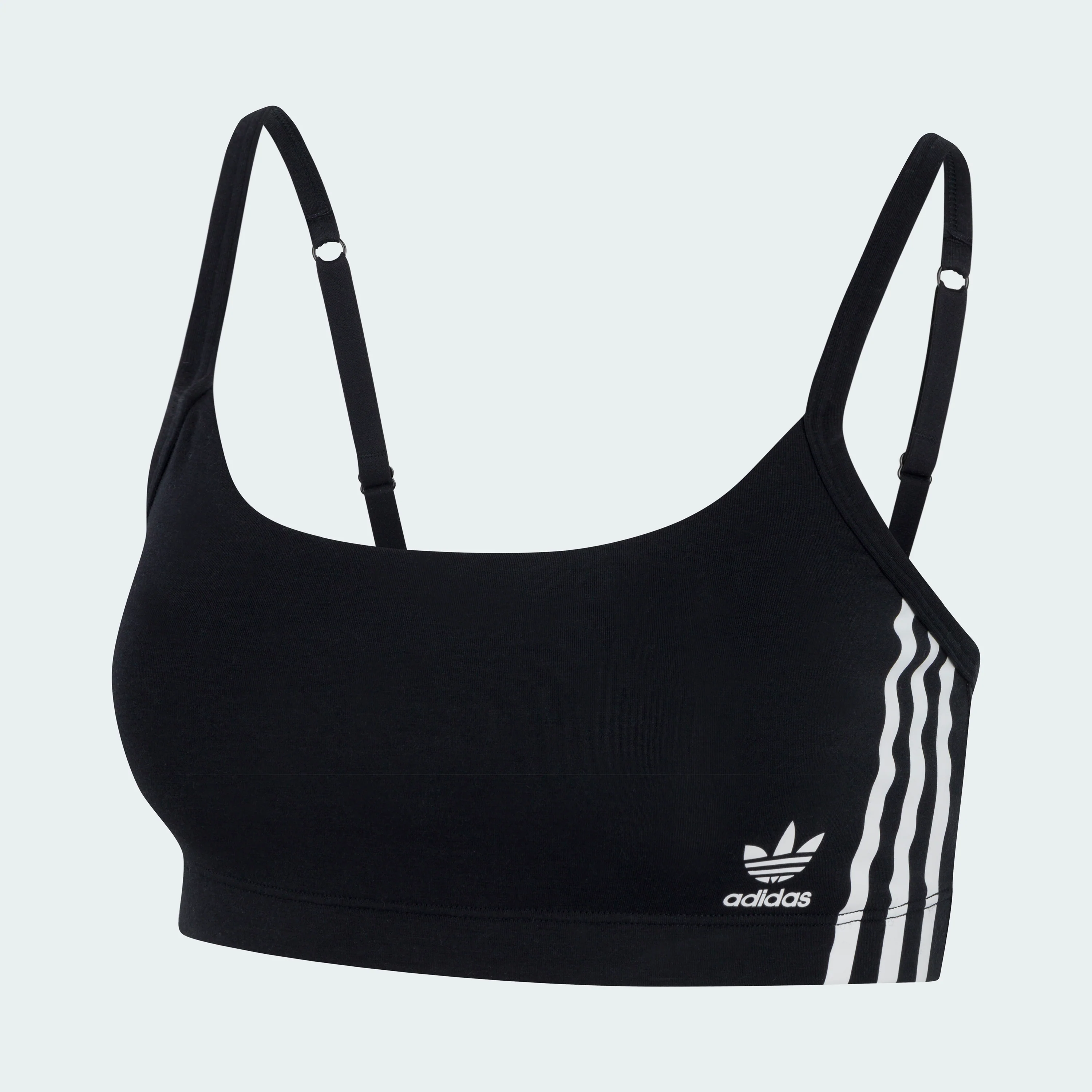 ADICOLOR COMFORT FLEX COTTON SCOOP BRALETTE - Image 5