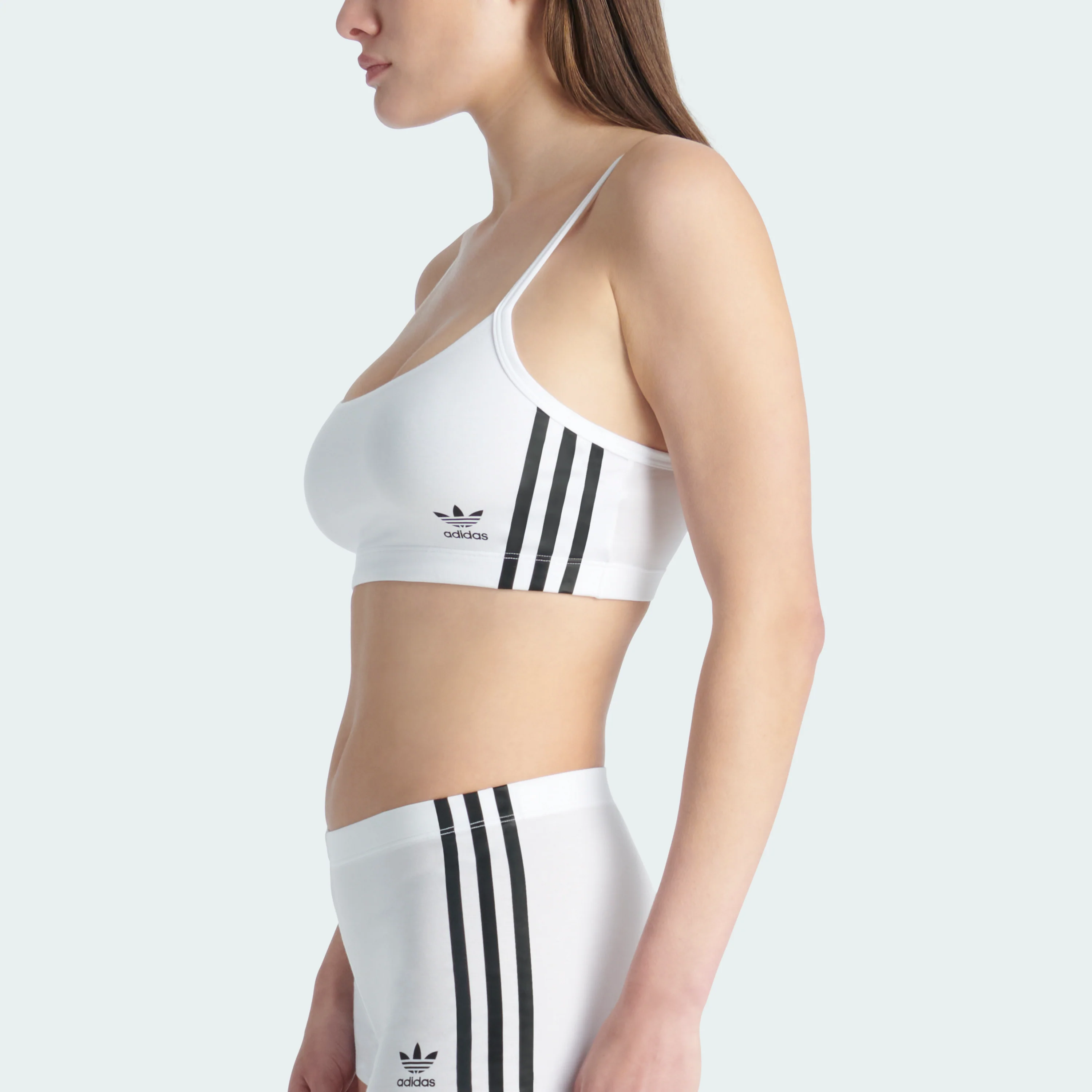 ADICOLOR COMFORT FLEX COTTON SCOOP BRALETTE - Image 8