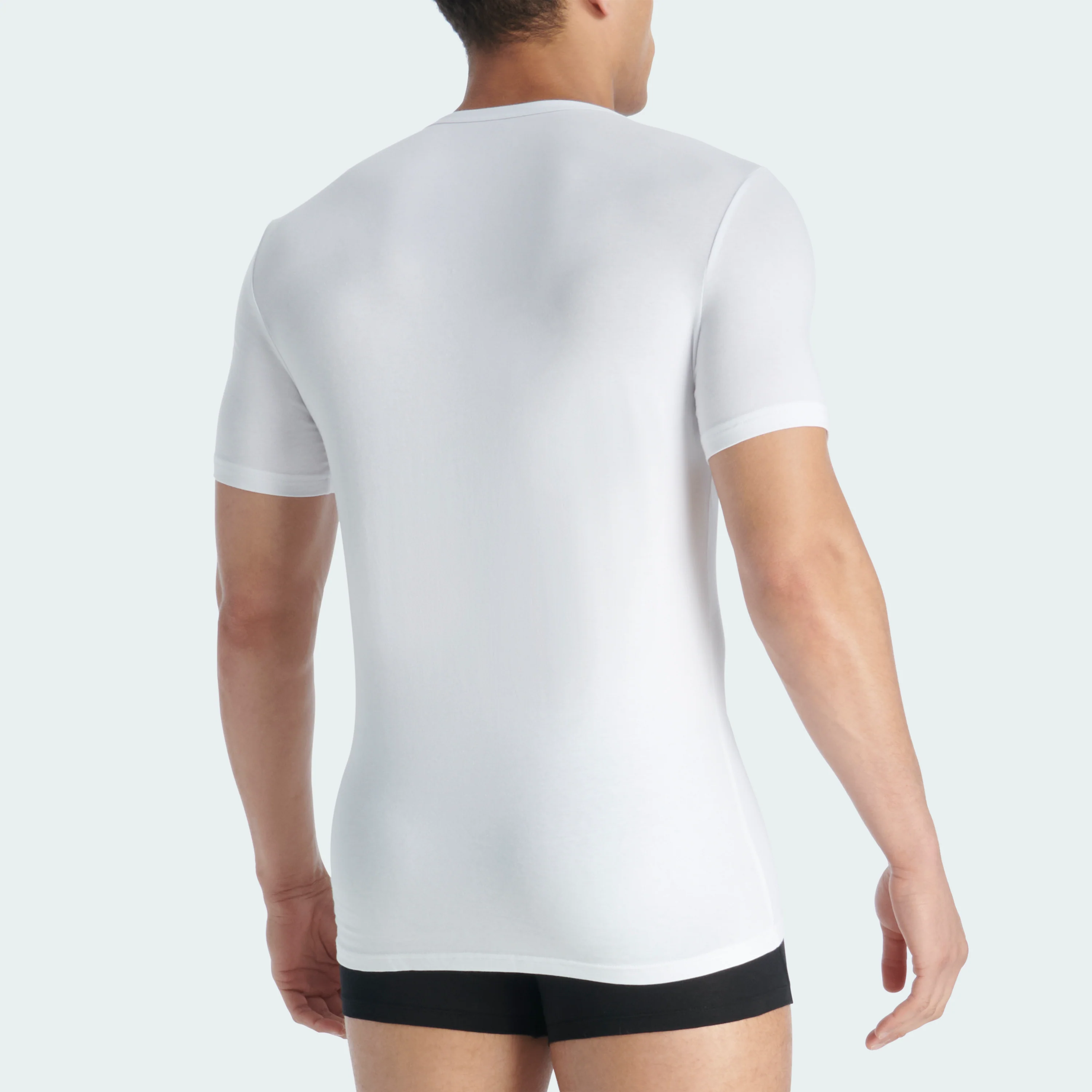 FLEX COTTON V-NECK T-SHIRT 2-PAIRS - Image 10