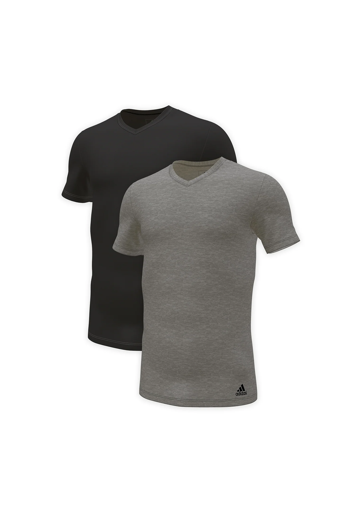 FLEX COTTON V-NECK T-SHIRT 2-PAIRS - Image 13