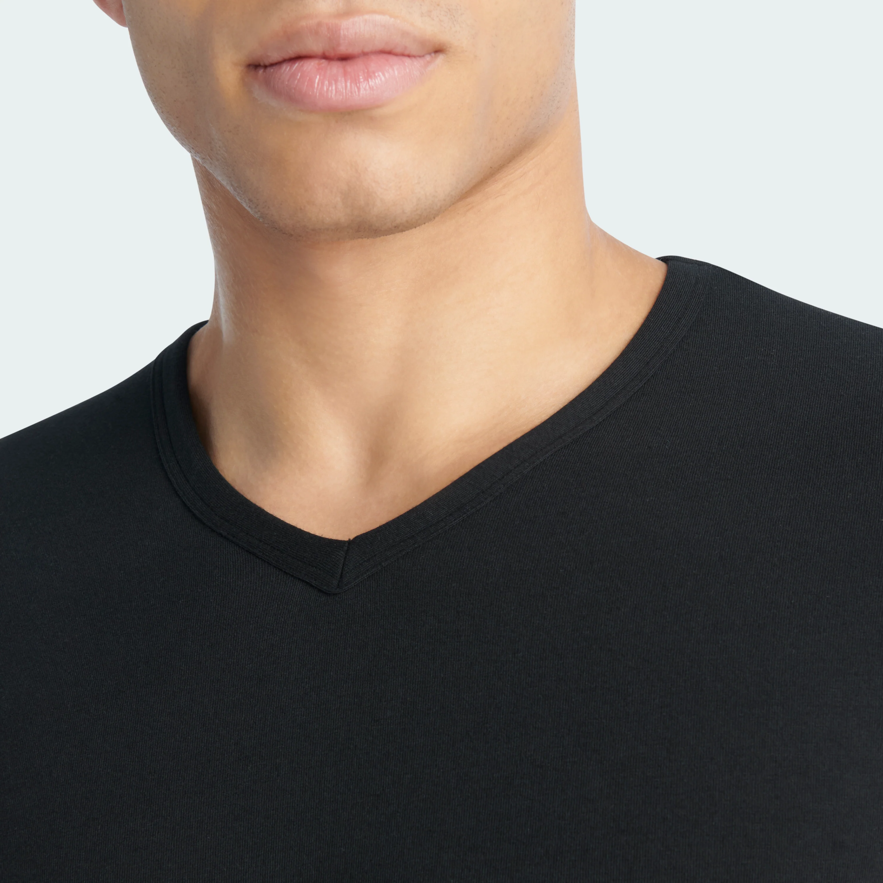 FLEX COTTON V-NECK T-SHIRT 2-PAIRS - Image 6