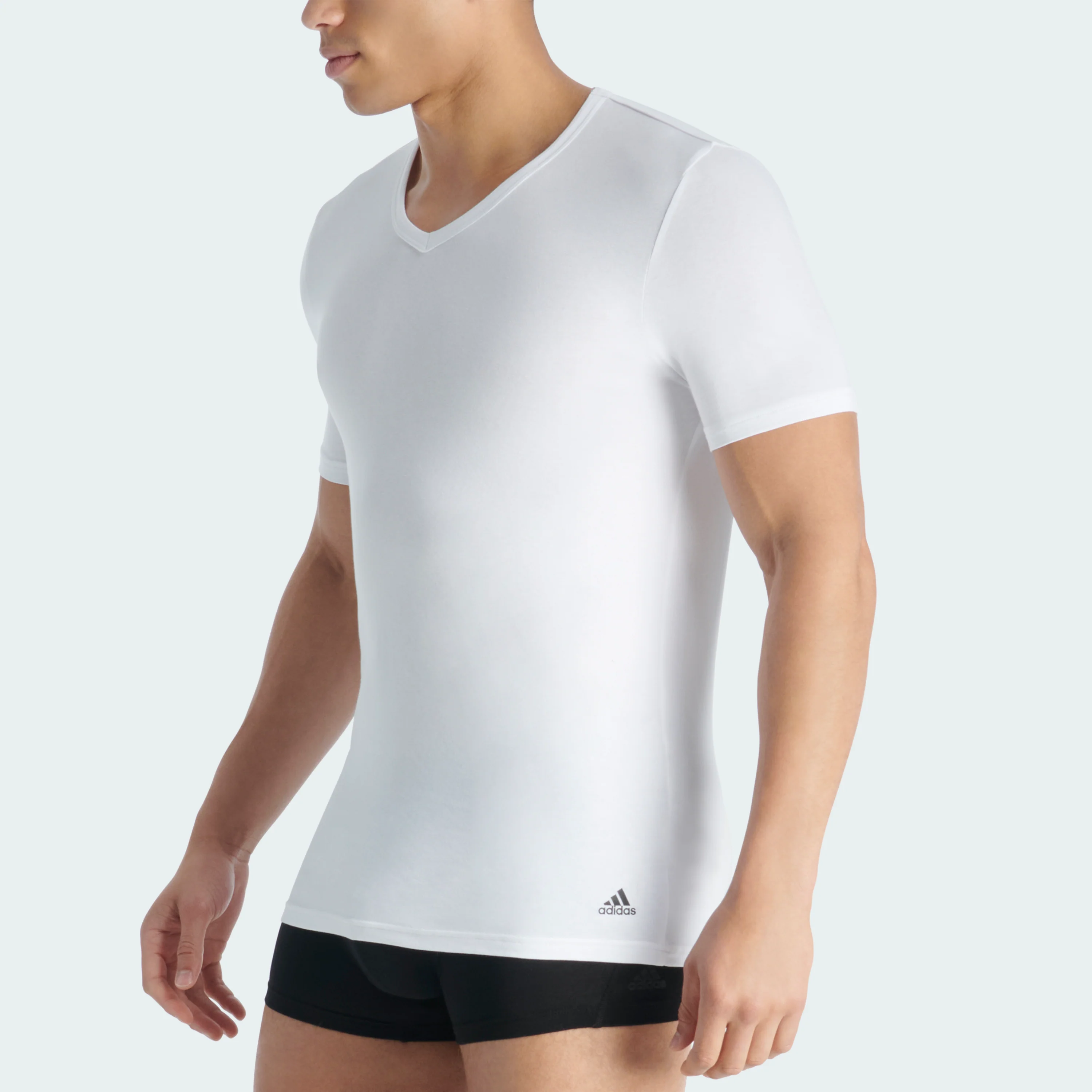 FLEX COTTON V-NECK T-SHIRT 2-PAIRS - Image 9