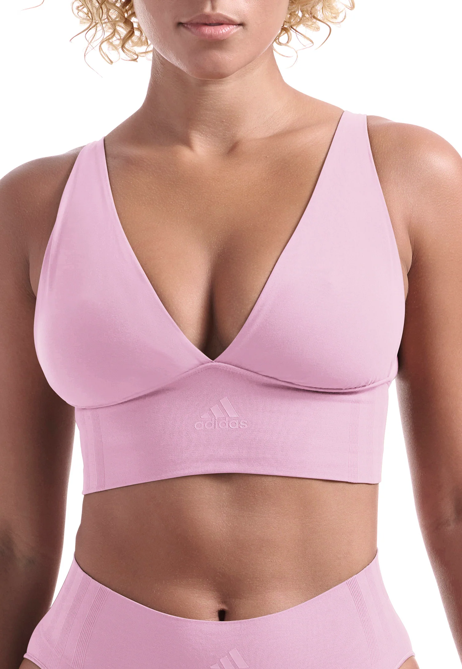 SEAMLESS MICRO STRETCH LONGLINE PLUNGE LOUNGE BRA - Image 31