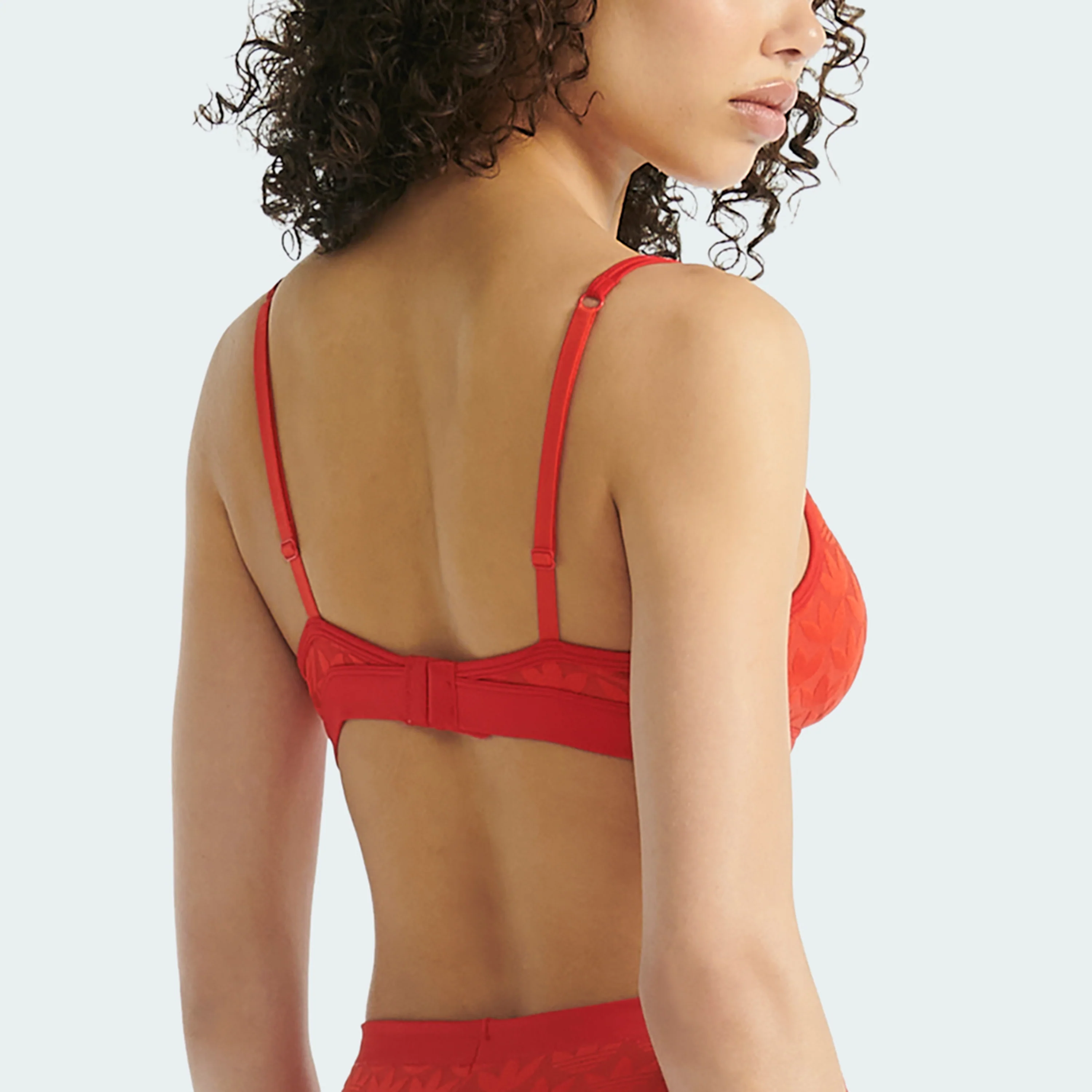 MICROTERROT MONOGRAM TRIANGLE BRALETTE - Image 3