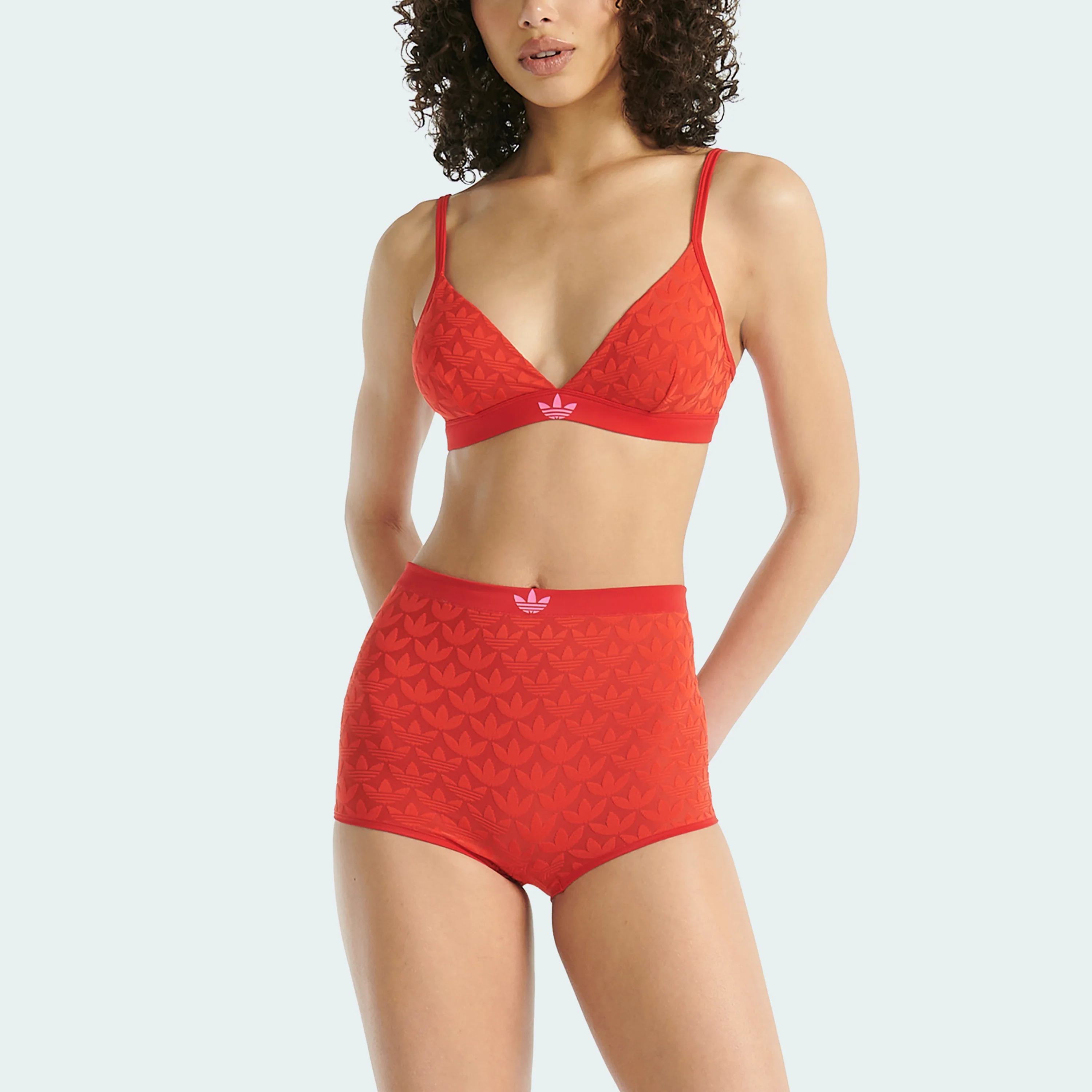 MICROTERROT MONOGRAM TRIANGLE BRALETTE - Image 6