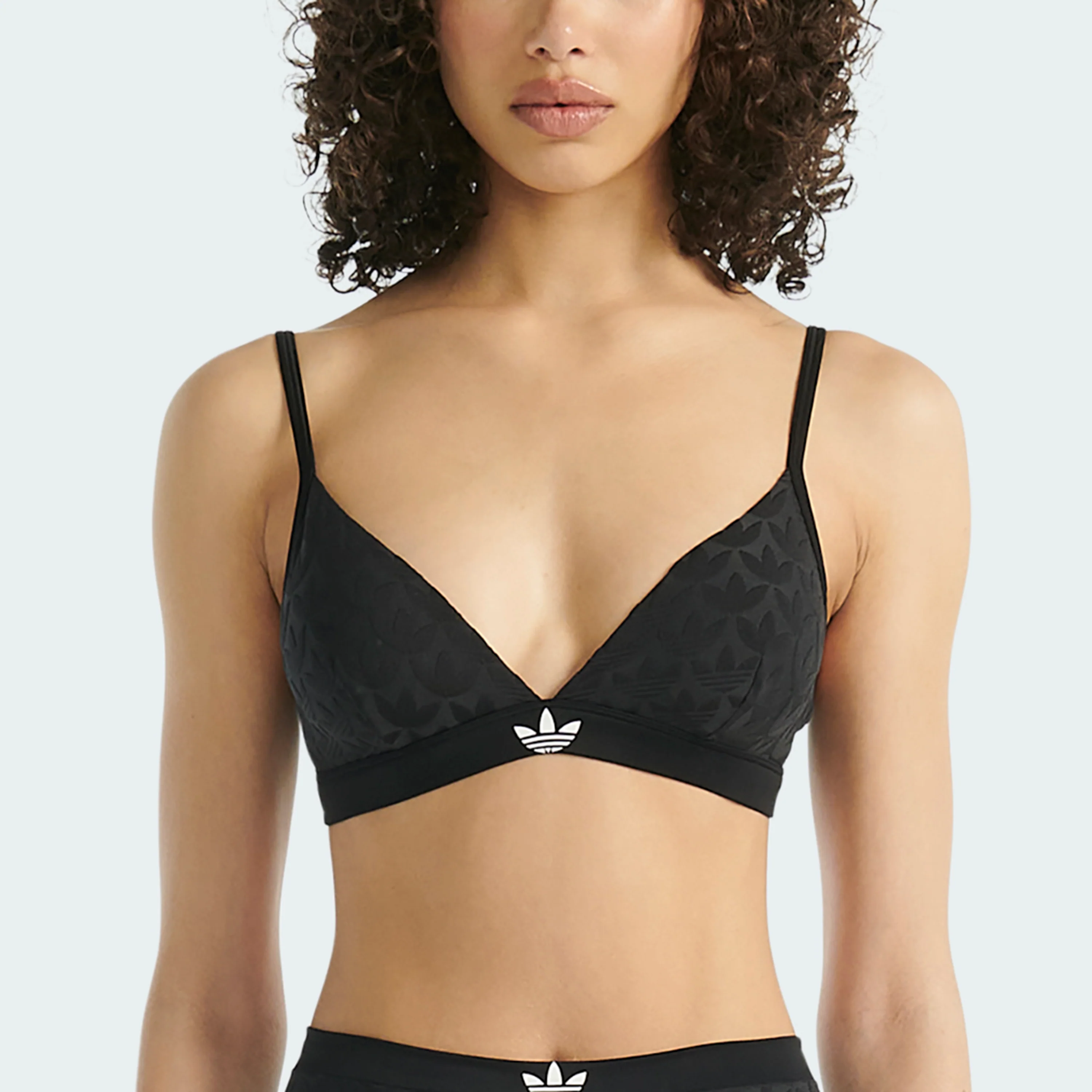 MICROTERROT MONOGRAM TRIANGLE BRALETTE - Image 8