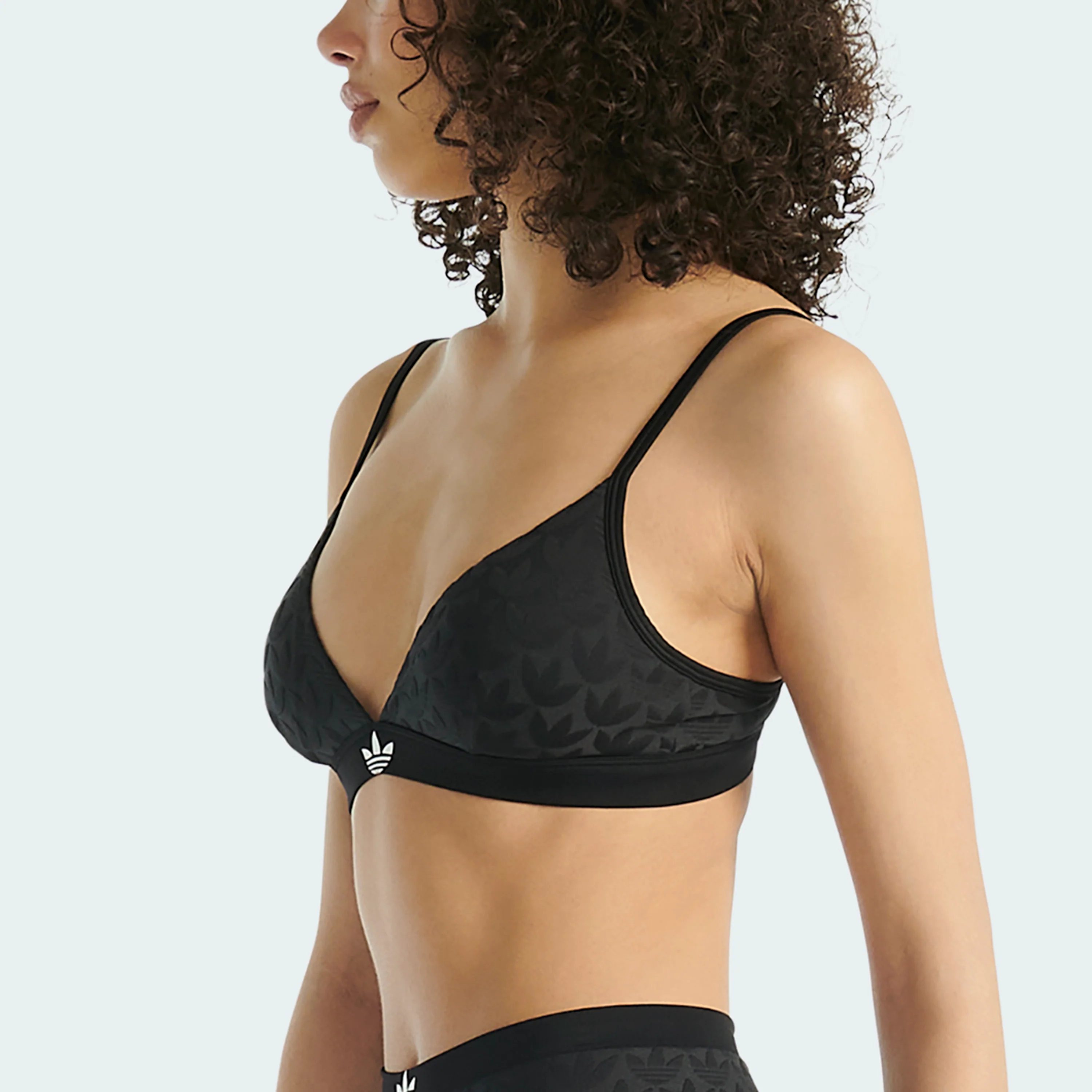 MICROTERROT MONOGRAM TRIANGLE BRALETTE - Image 9