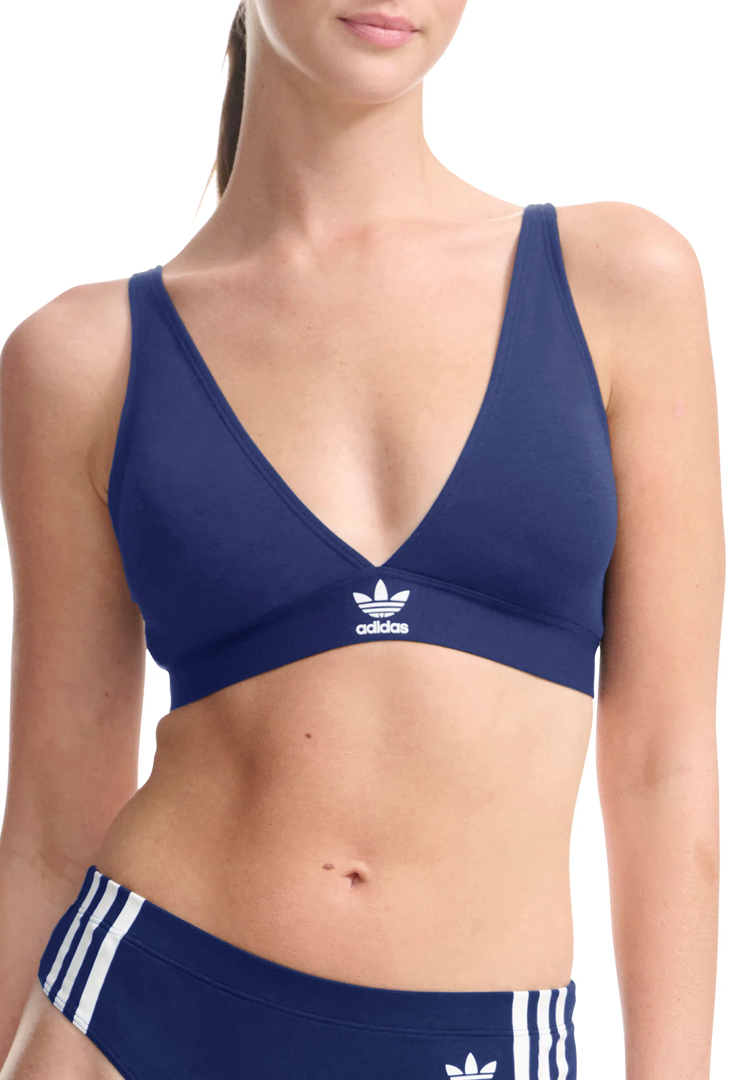 ADICOLOR COMFORT FLEX COTTON UNLINED TRIANGLE BRA - Image 12
