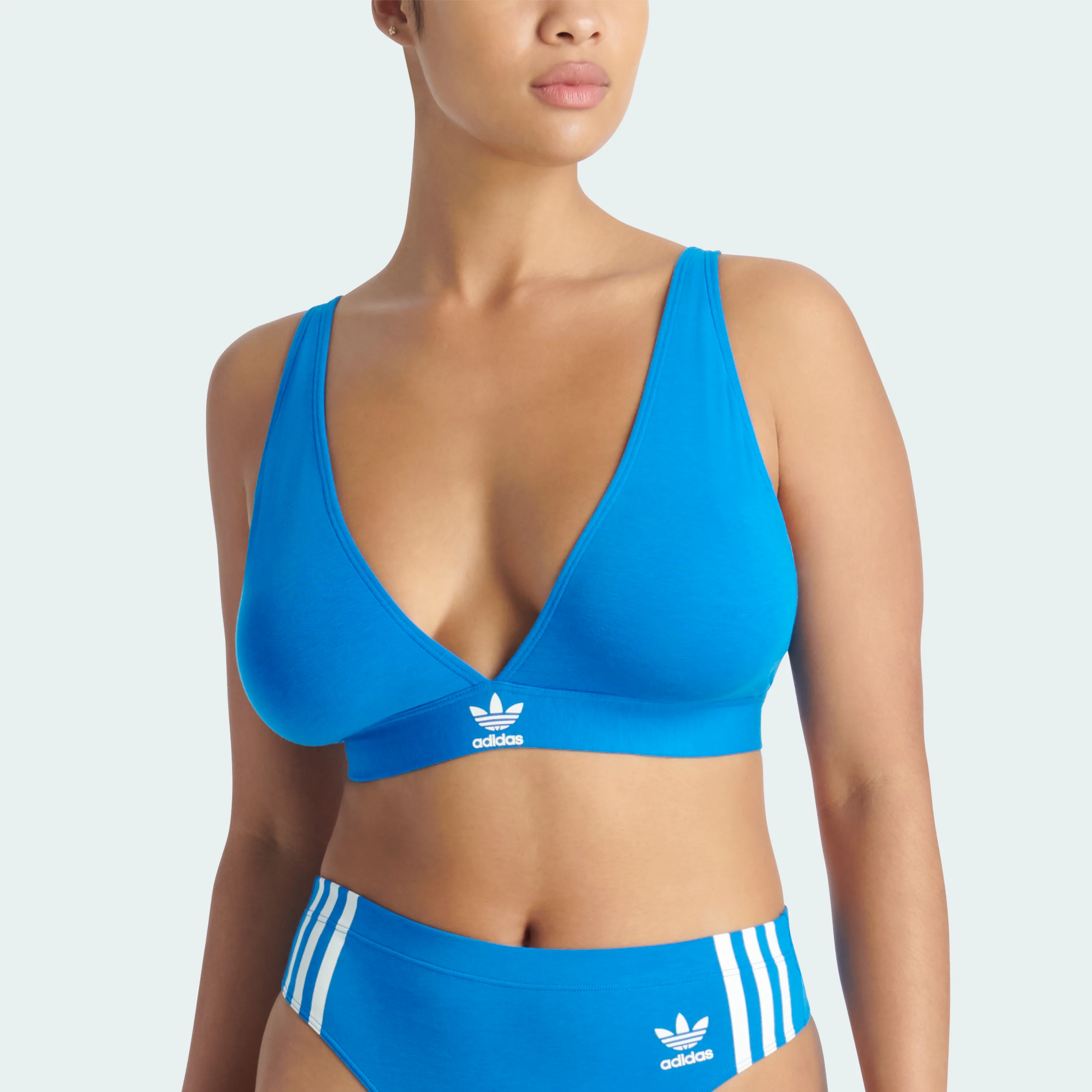ADICOLOR COMFORT FLEX COTTON UNLINED TRIANGLE BRA - Image 20