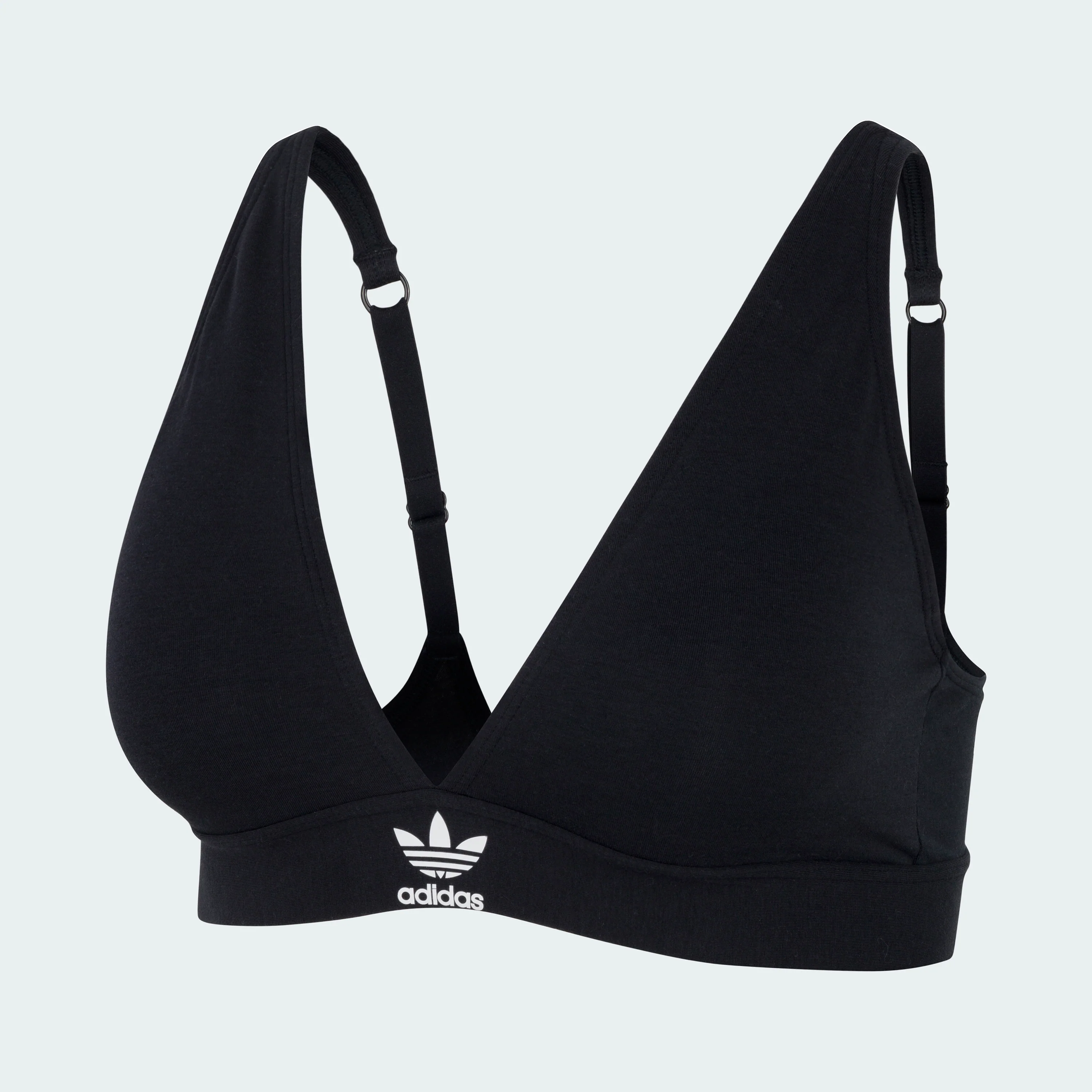 ADICOLOR COMFORT FLEX COTTON UNLINED TRIANGLE BRA - Image 6