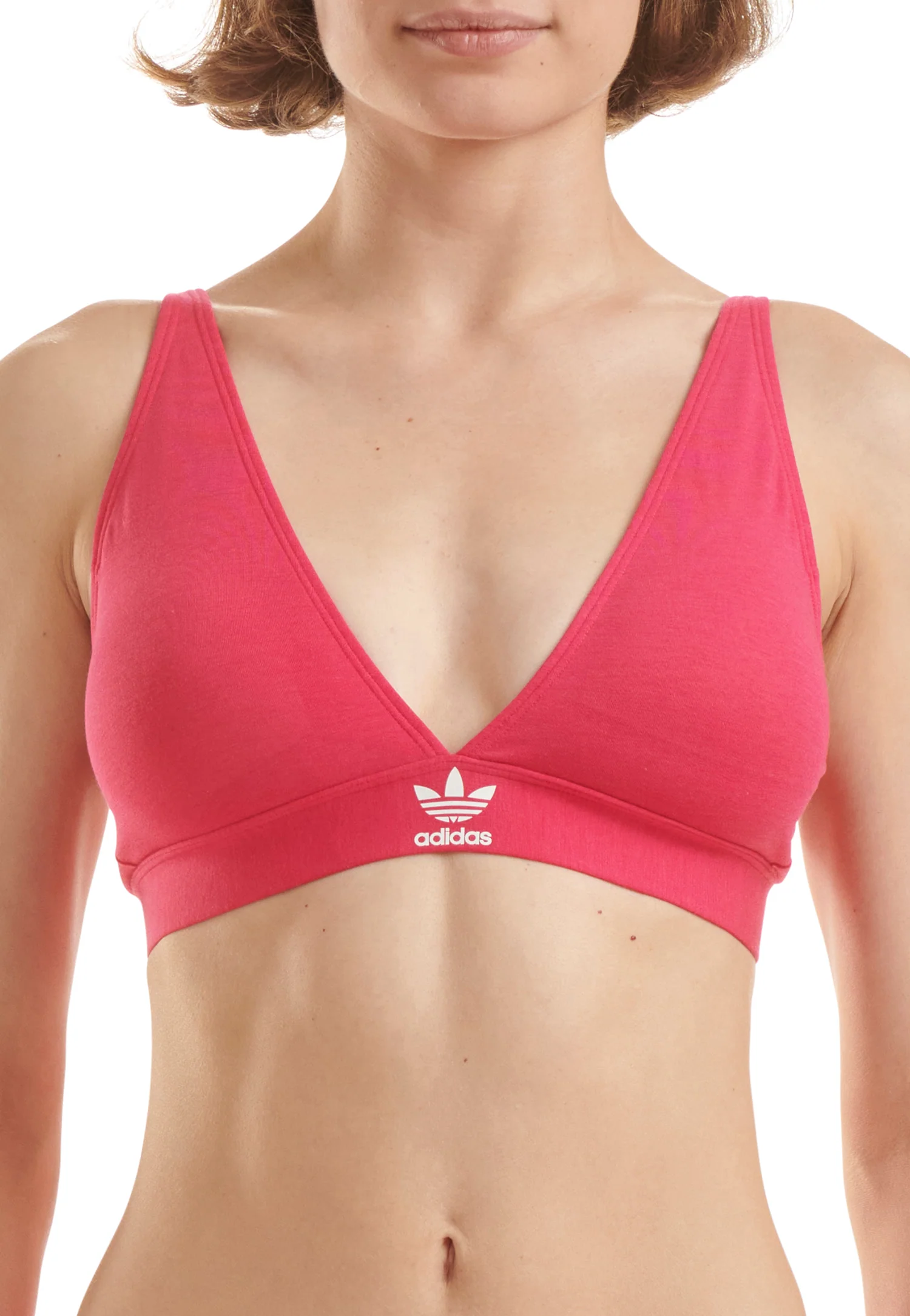 ADICOLOR COMFORT FLEX COTTON UNLINED TRIANGLE BRA - Image 8