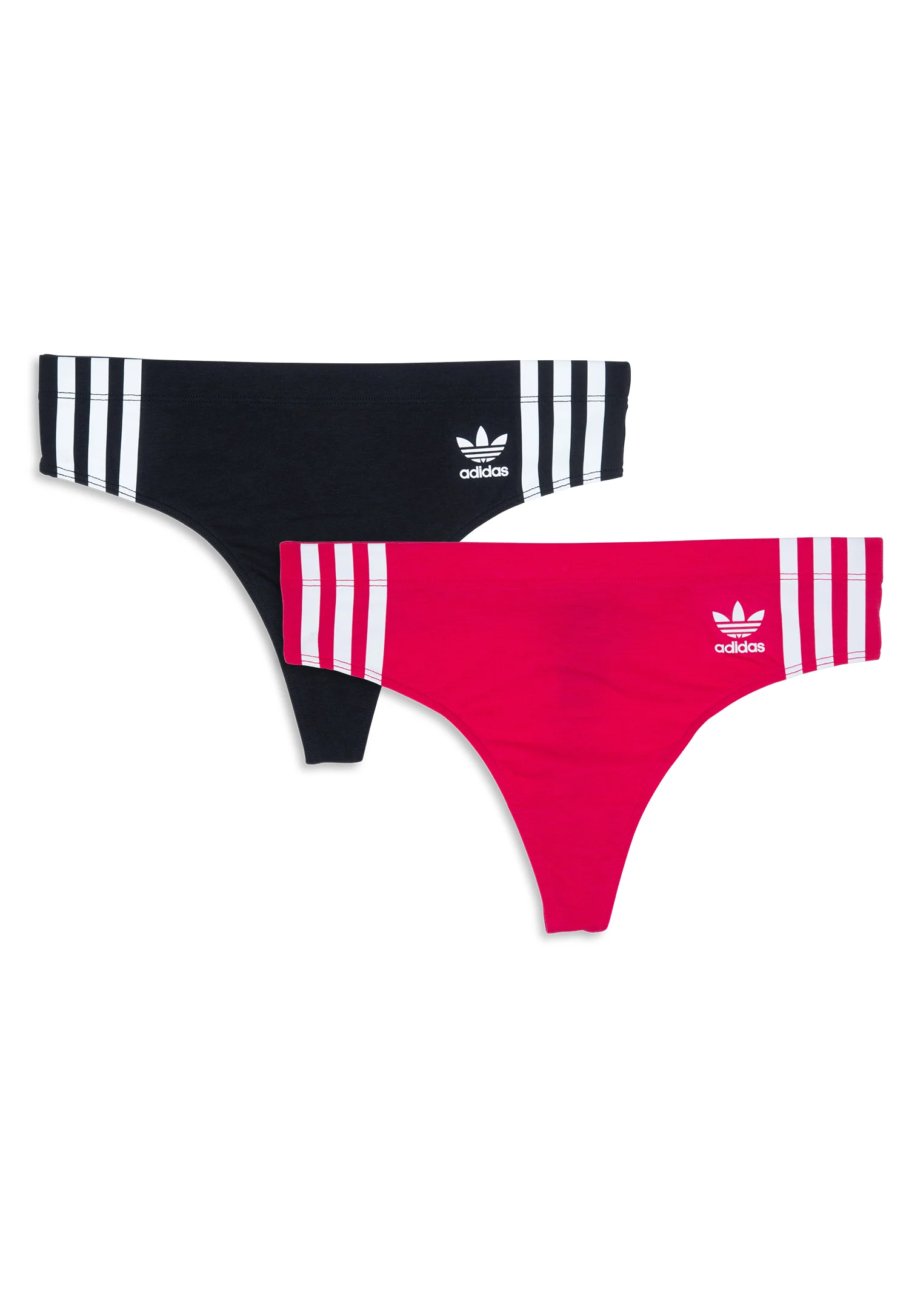 ADICOLOR COMFORT FLEX COTTON WIDE SIDE THONG 2 PAIRS - Image 4