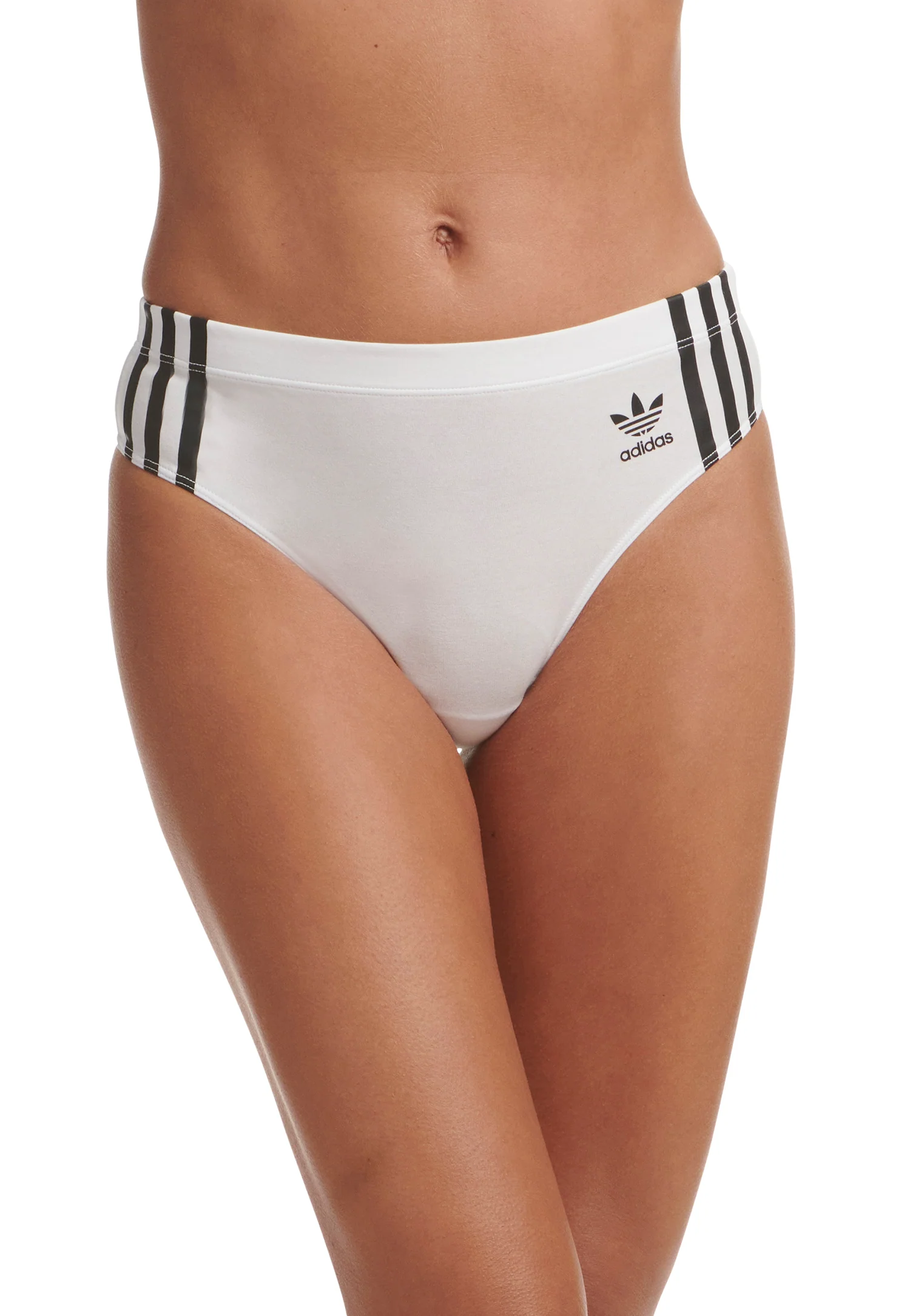 ADICOLOR COMFORT FLEX COTTON WIDE SIDE THONG 2 PAIRS - Image 8