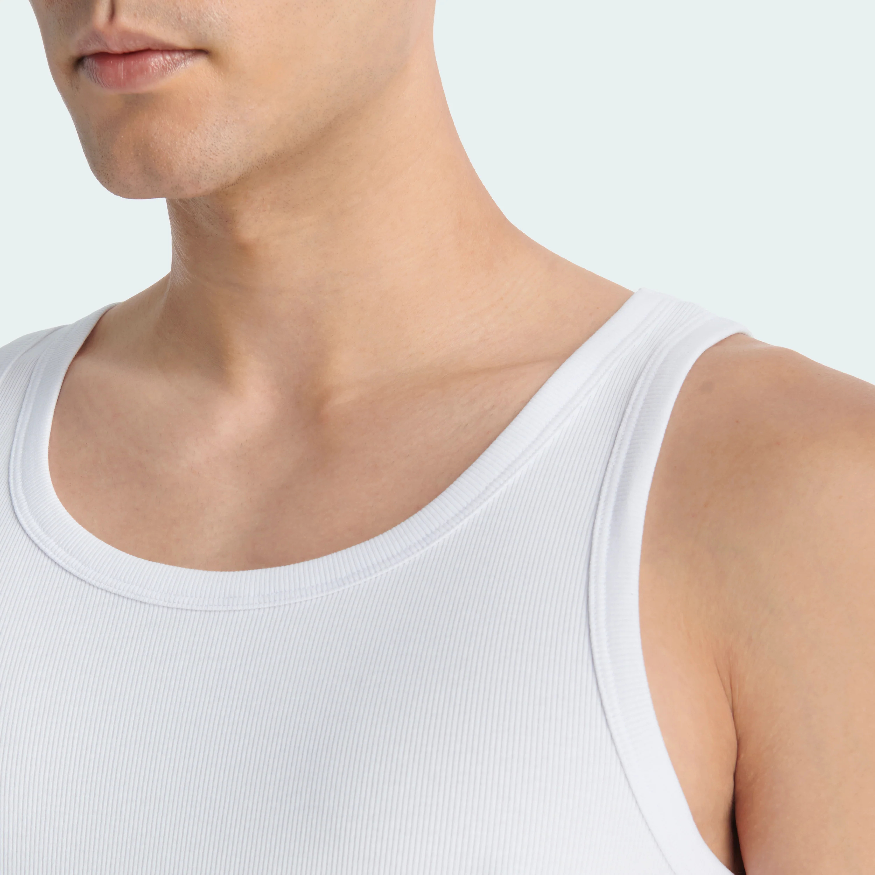 RIB COTTON TANK TOP 2 PAIRS - Image 11