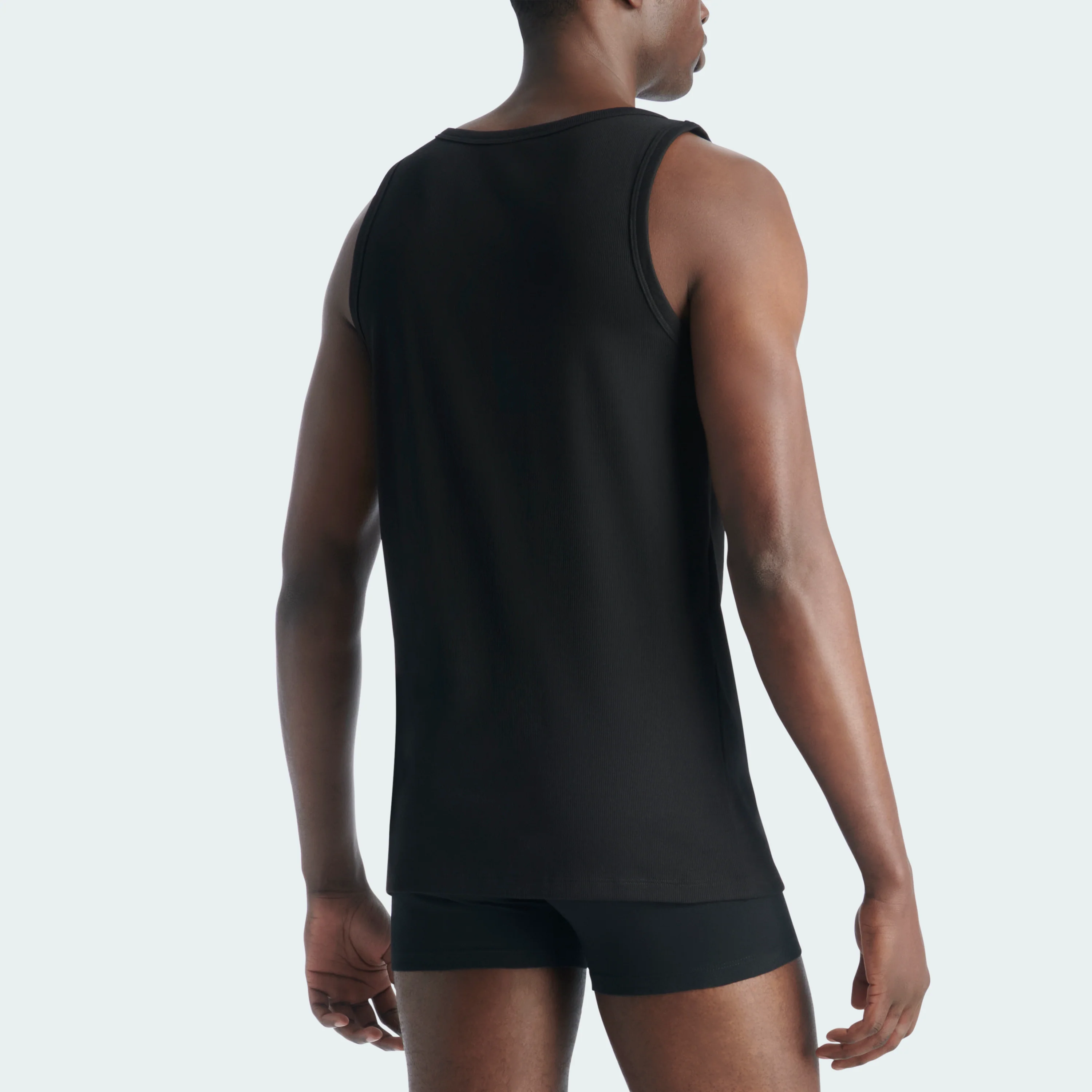 RIB COTTON TANK TOP 2 PAIRS - Image 4