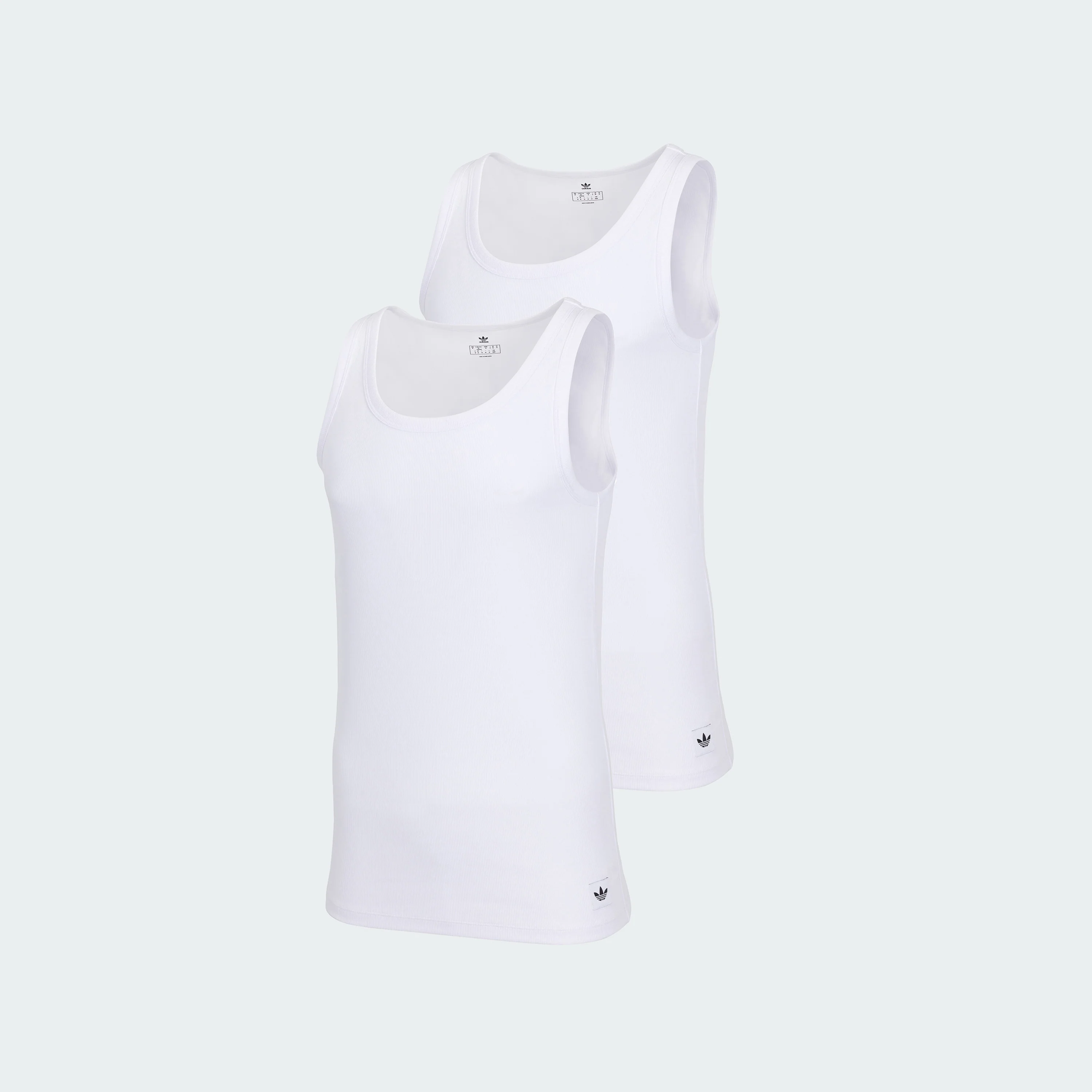 RIB COTTON TANK TOP 2 PAIRS - Image 7